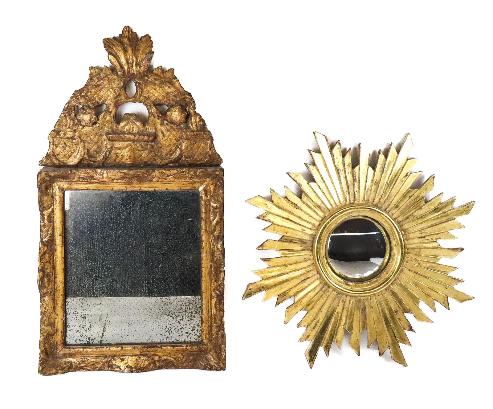 Two Gilded Small Mirrors (1 of 16)