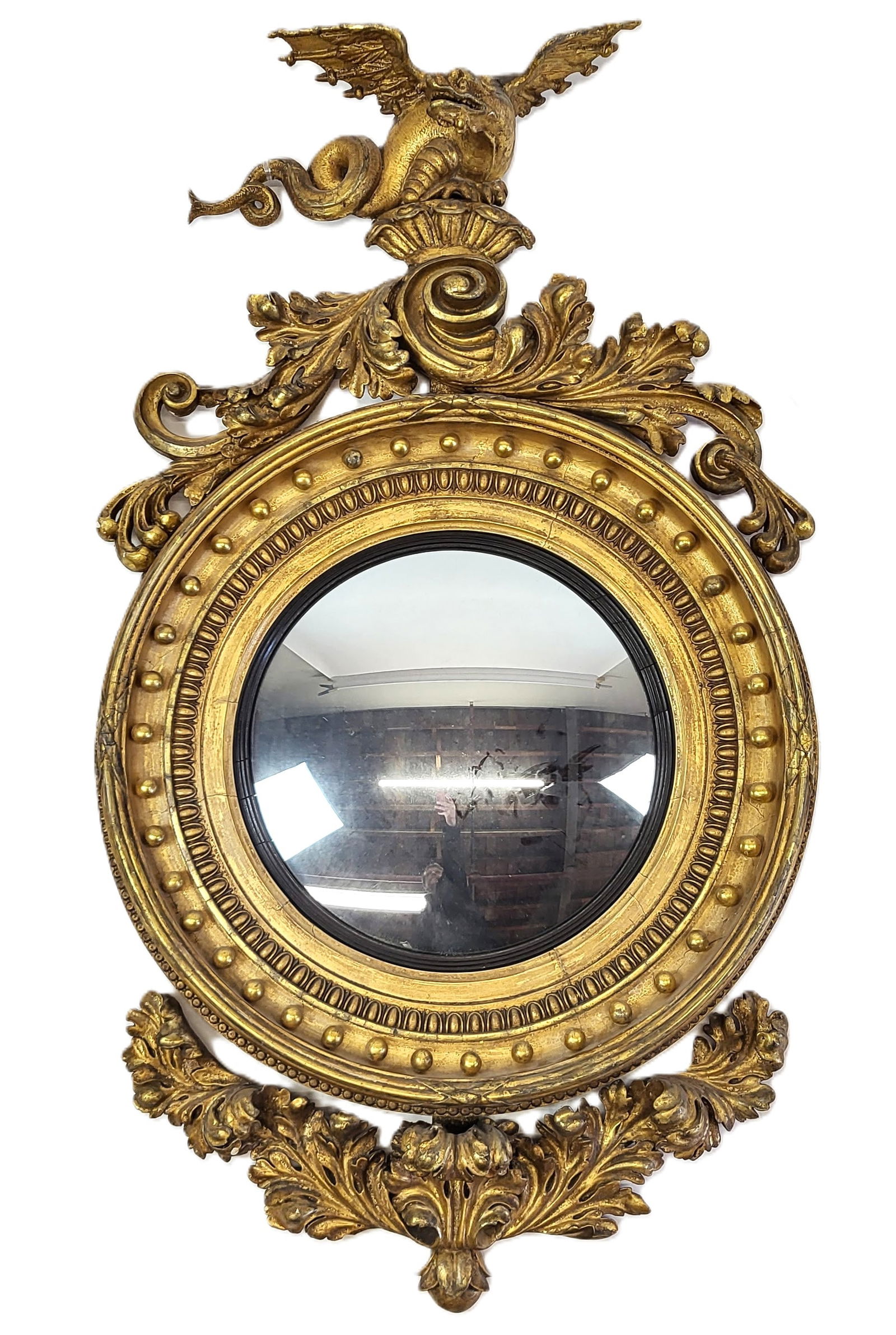 Antique George III Bullseye Mirror (1 of 15)