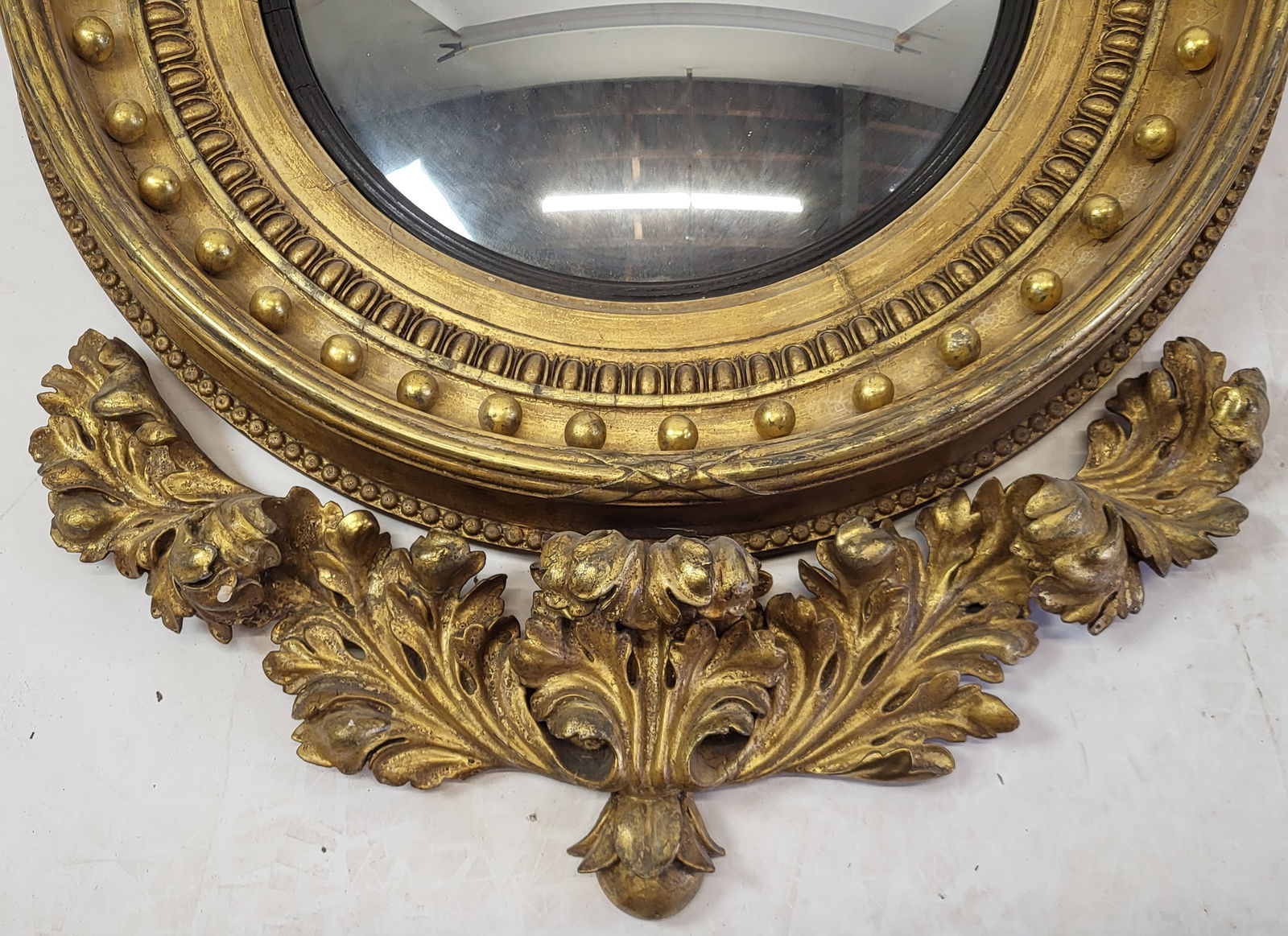 Antique George III Bullseye Mirror - 9