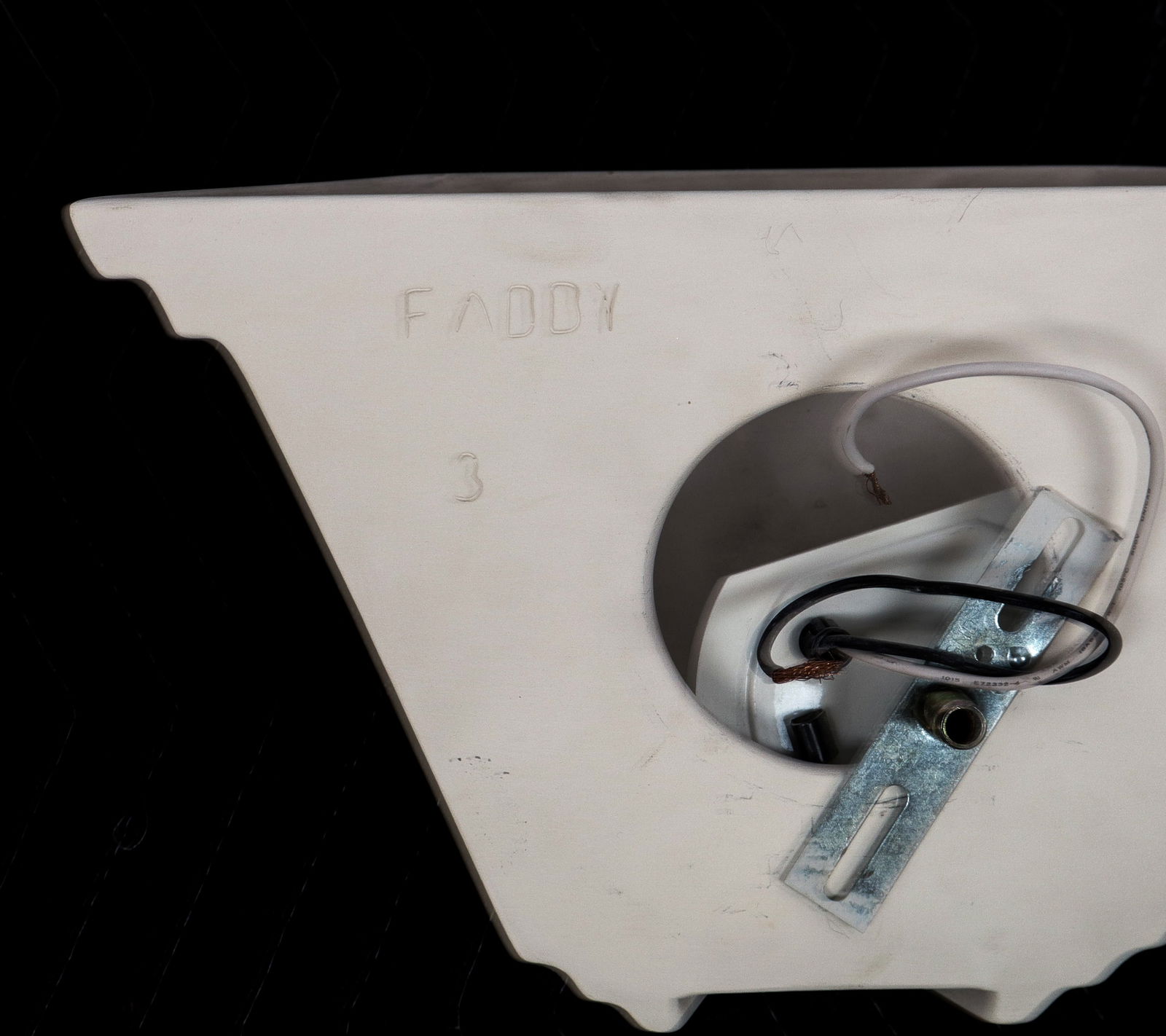 Five Semi-Hexagonal Bisque Porcelain Sconces - 10