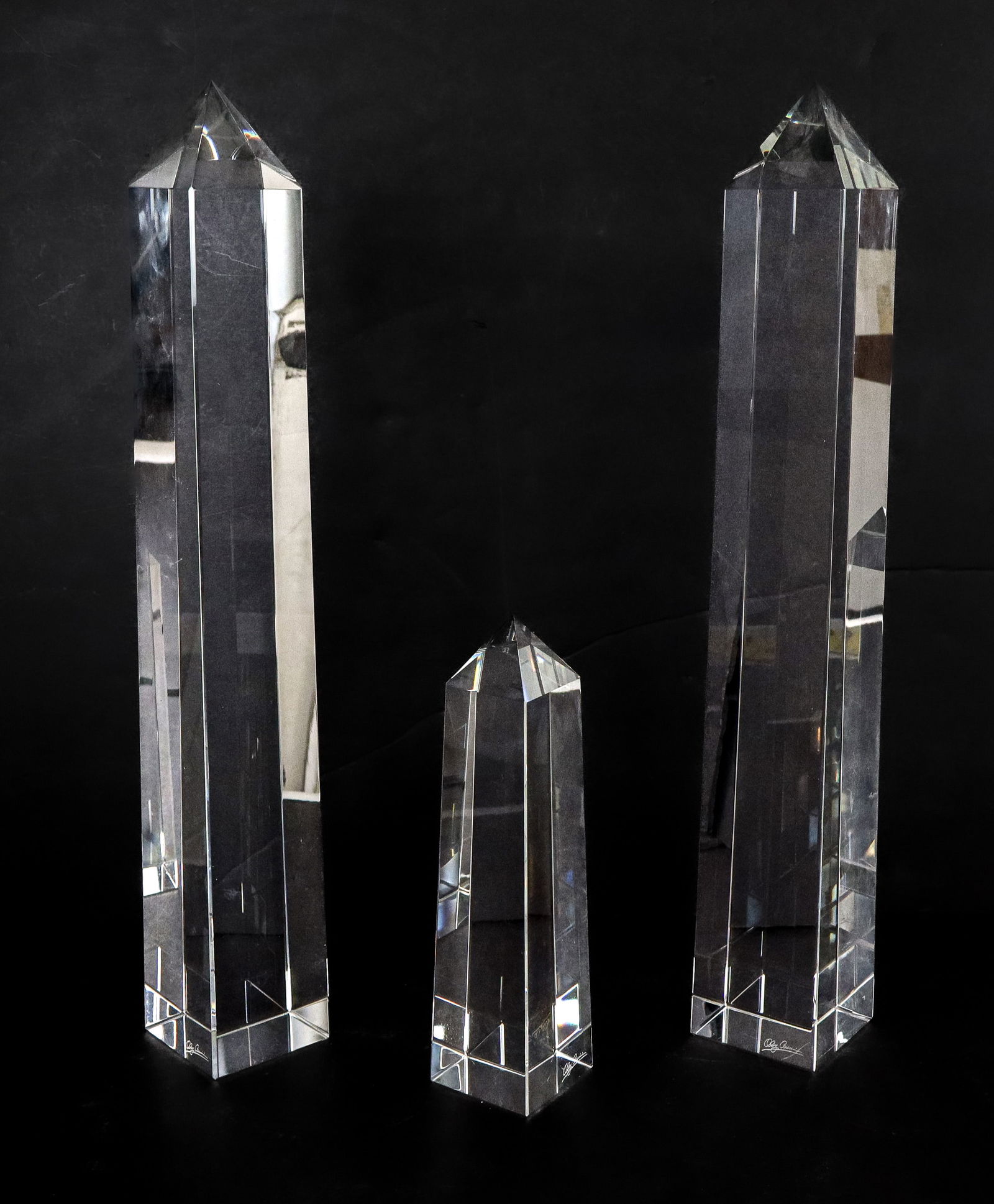 Oleg Cassini Crystal Obelisks, 3 (1 of 8)
