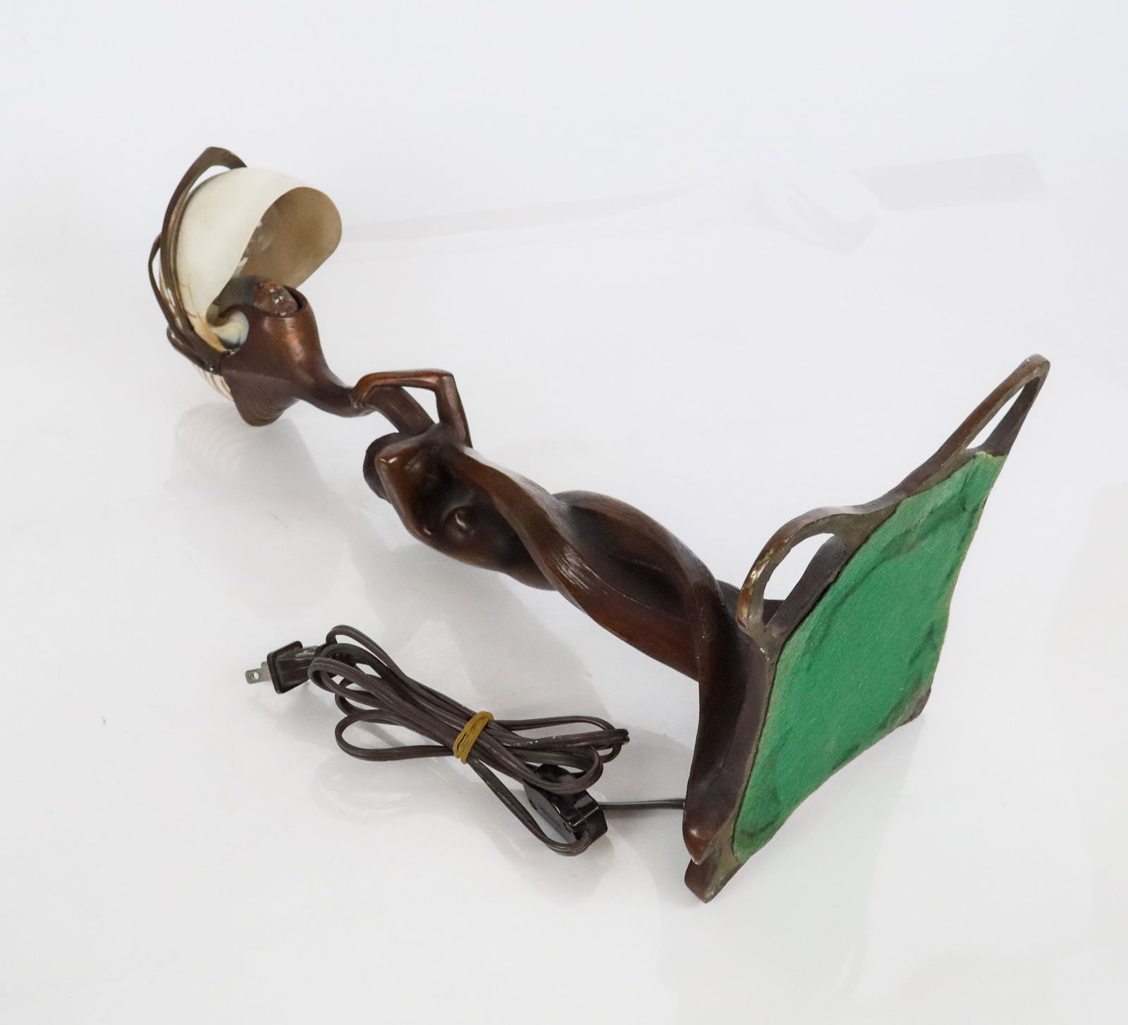 After Gustav GURSCHNER Bronze Table Lamps, Two - 17