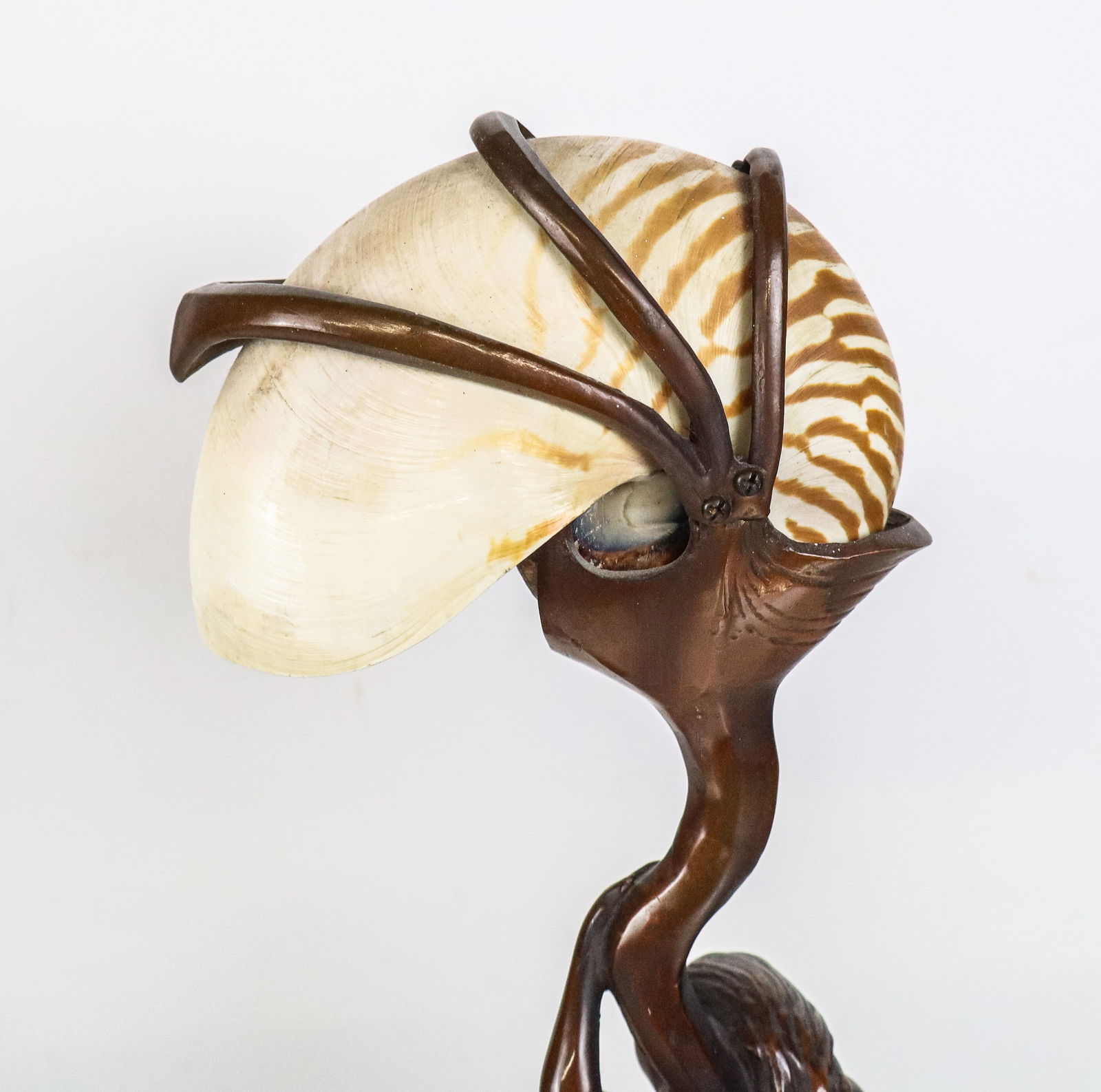 After Gustav GURSCHNER Bronze Table Lamps, Two - 7