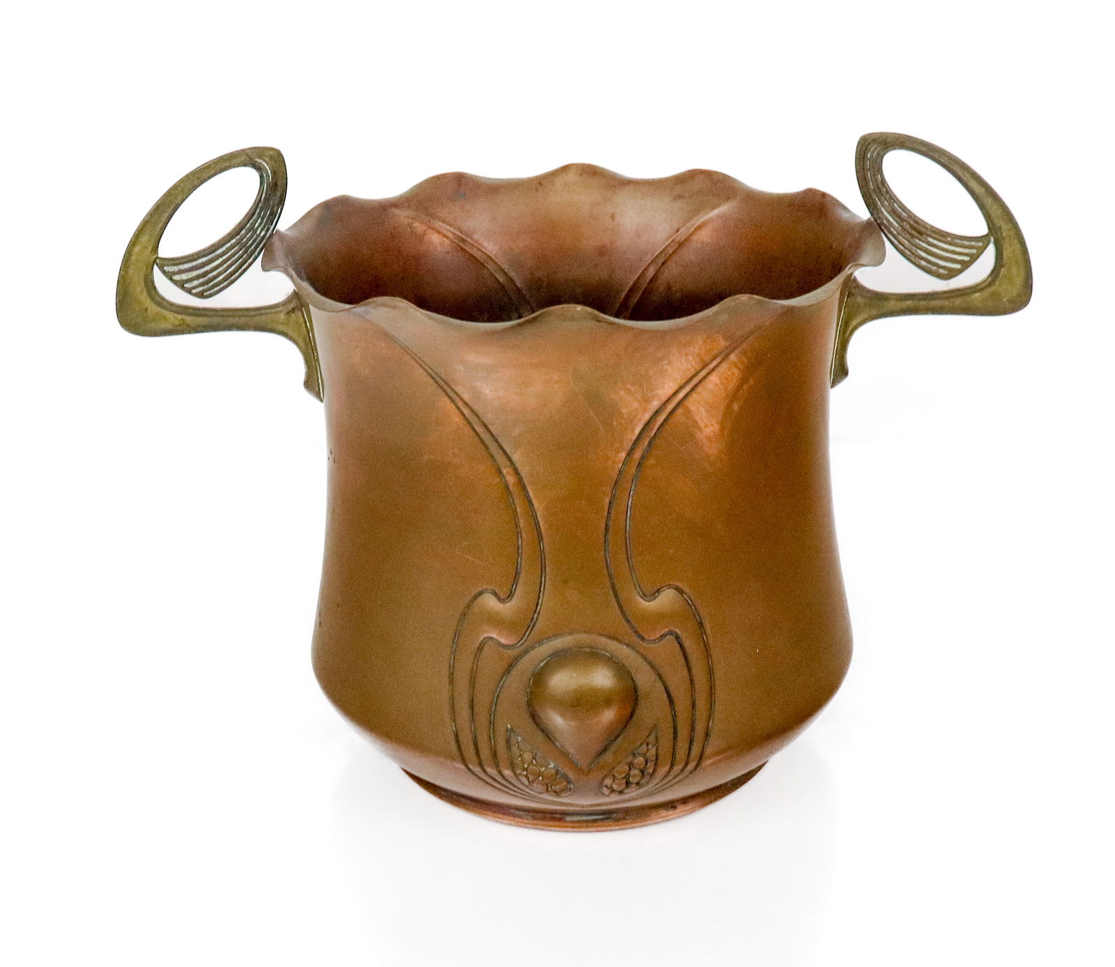 WMF Art Nouveau Copper and Brass Ice Bucket (1 of 13)