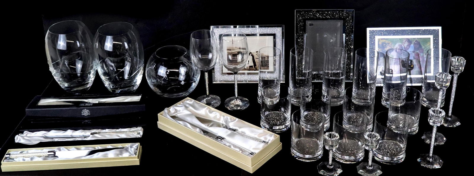 Oleg Cassini Collection of Crystal "Glitter" Items (1 of 20)