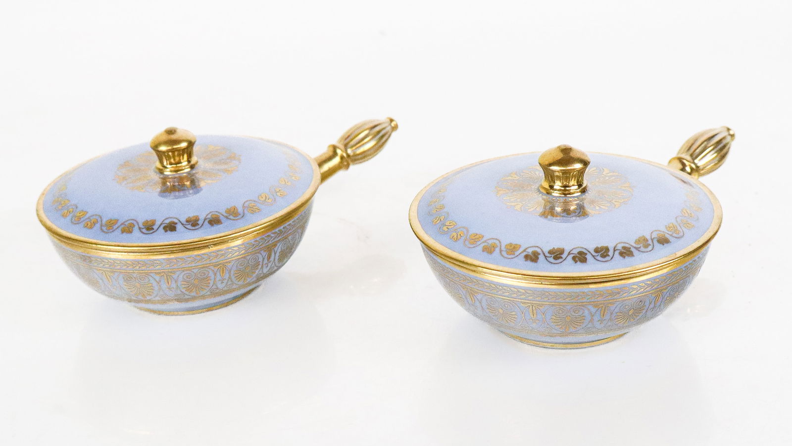 Sevres Porcelain Pair of Pot de Creme's (1 of 10)