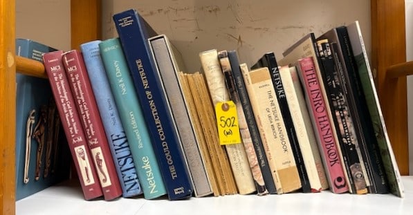 Collection of Books on Netsuke, Inro etc. (30): British Museum (2), M.T. Hindson (8), Gould Collection, Yoshio Okada, etc.