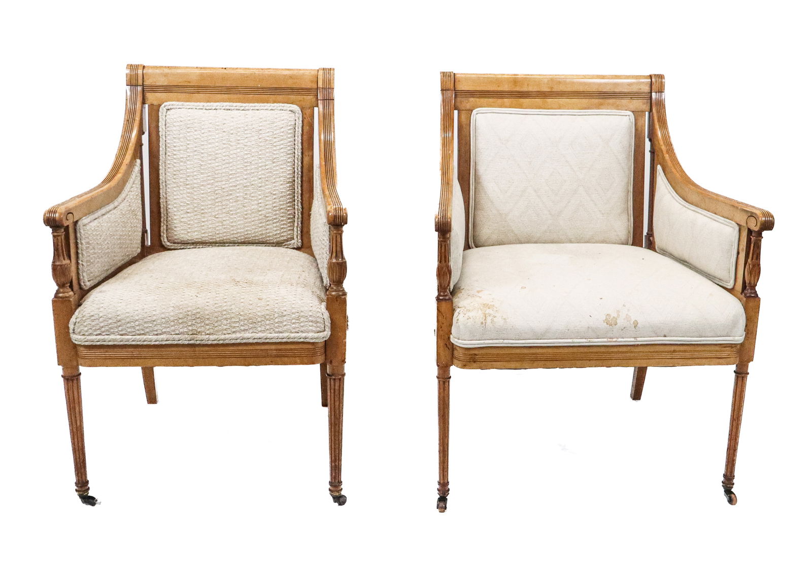 English Regency His and Hers Armchairs, Two (1 of 16)