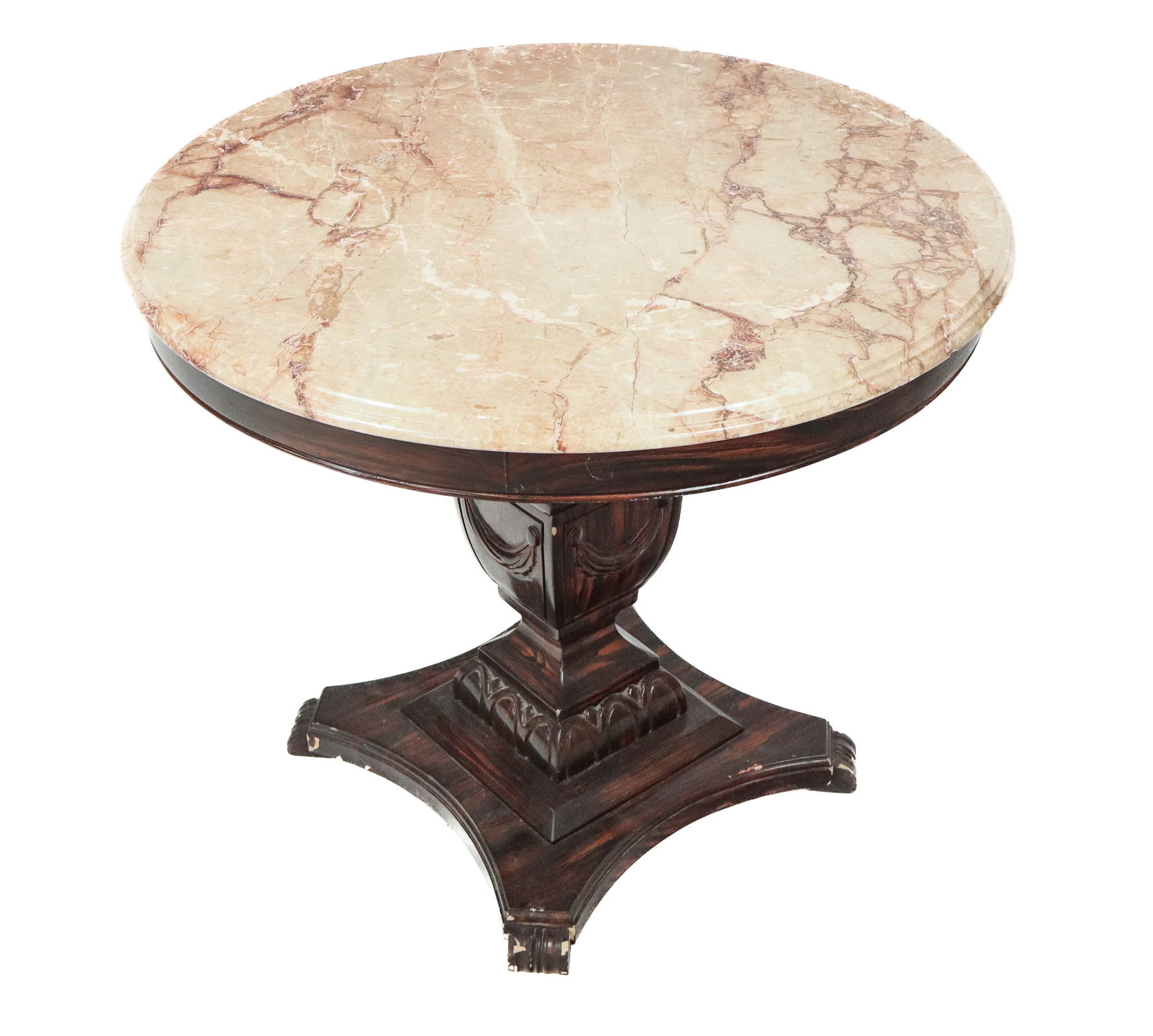 Rosewood Regency Marble Top Table (1 of 12)