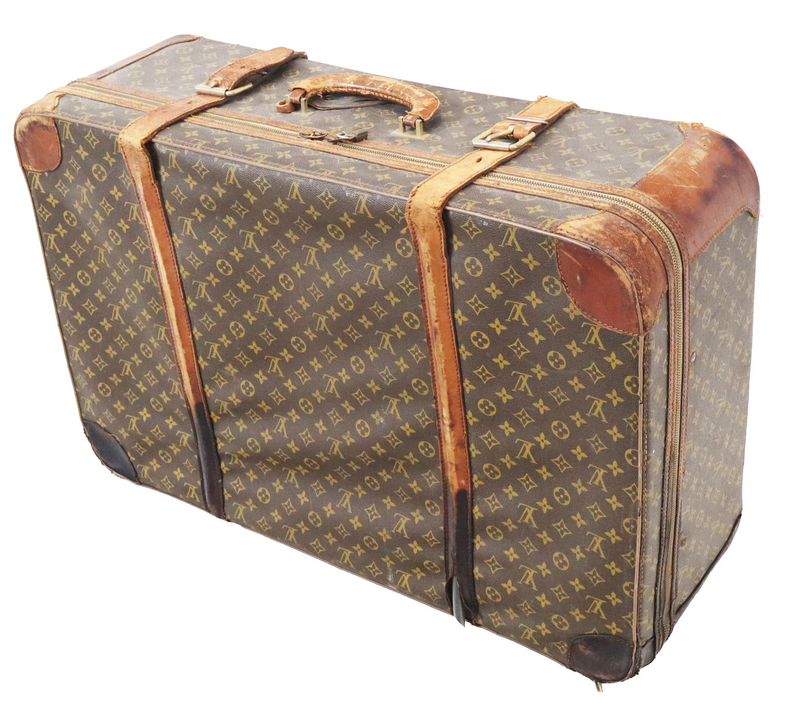 Louis Vuitton Vintage Leather Suitcase (1 of 13)