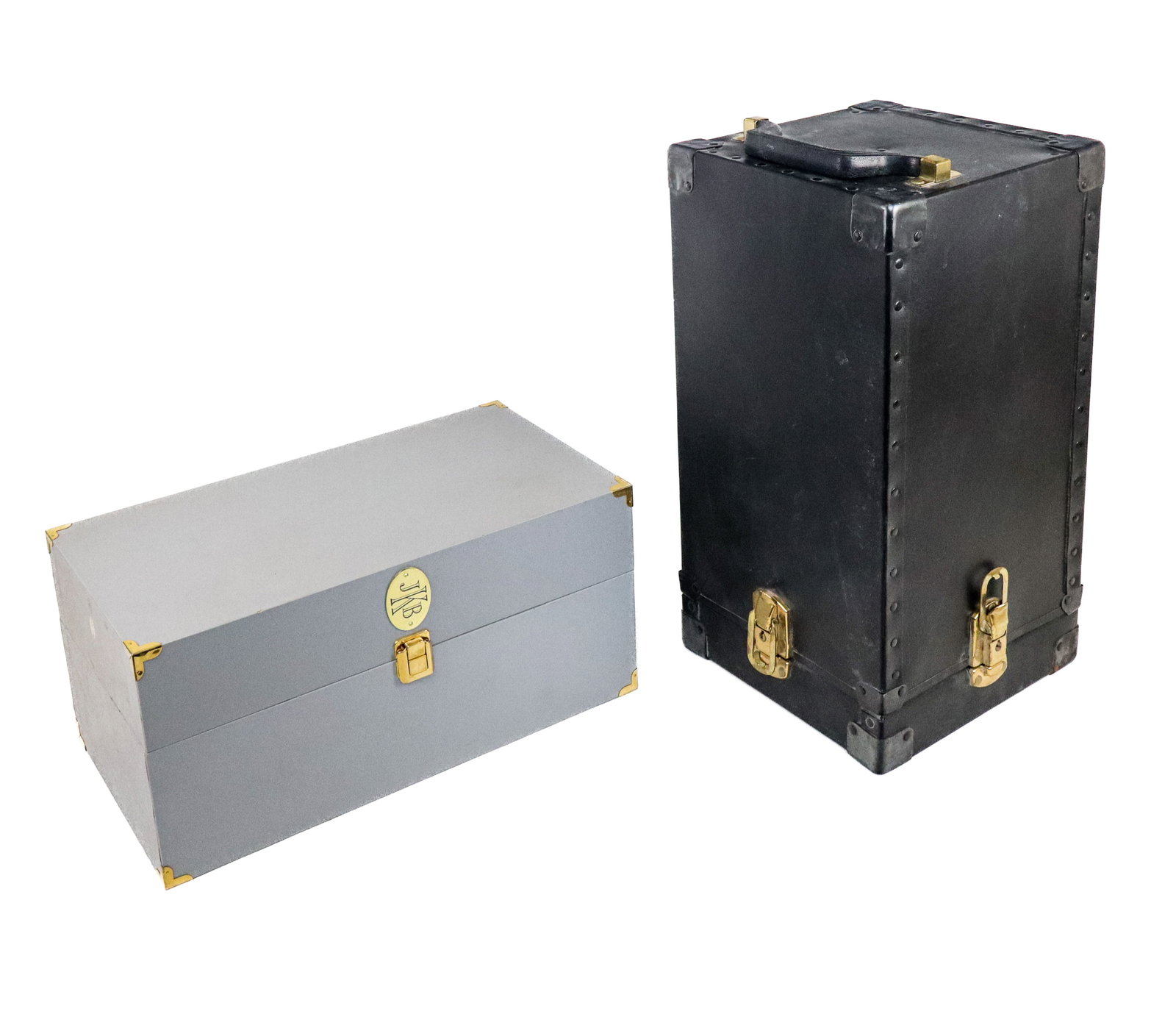 2 Miniature Travel Trunks (1 of 10)