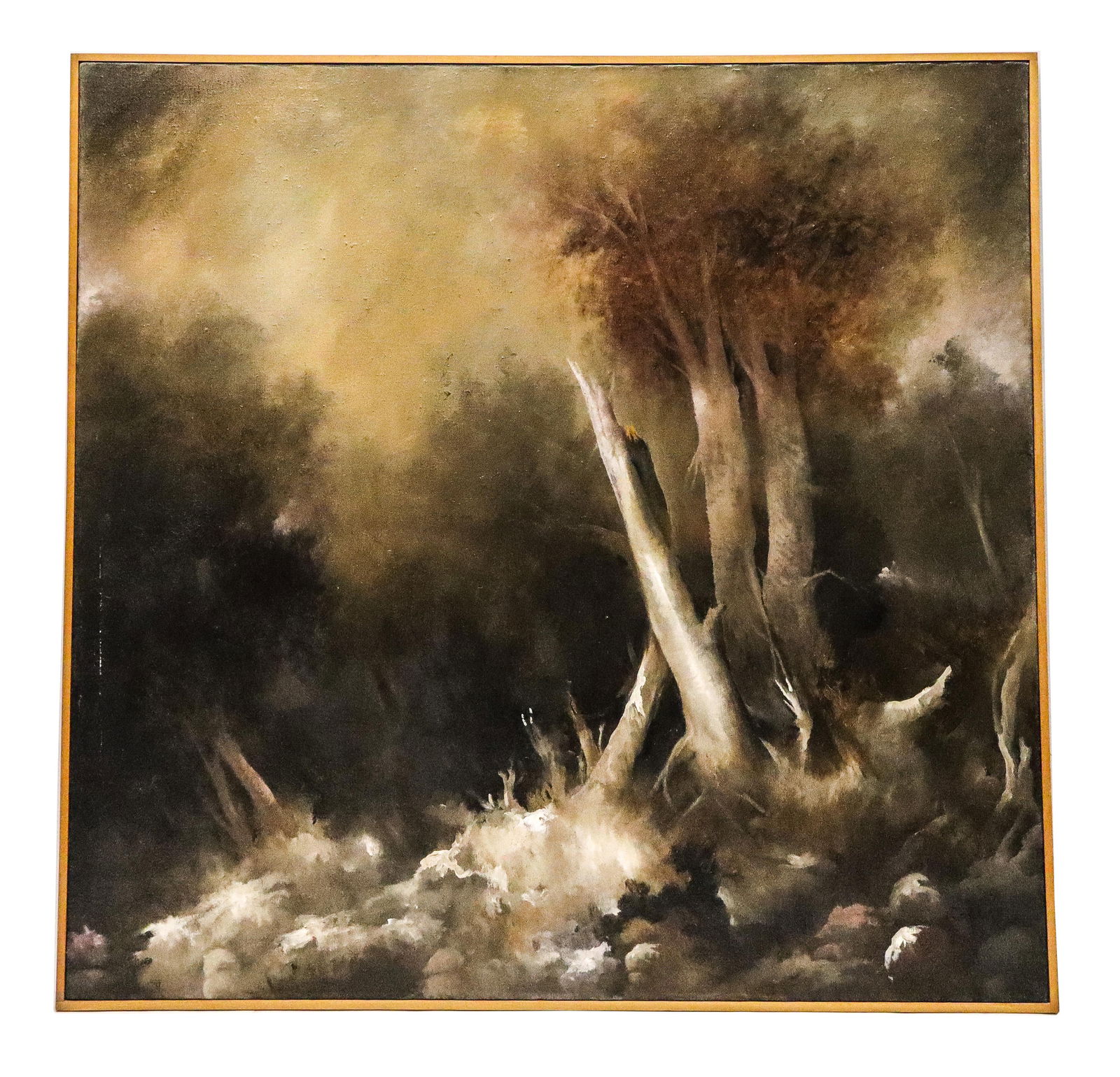 Vincent CAPRARO Forest Landscape Oil on Canvas (1 of 17)