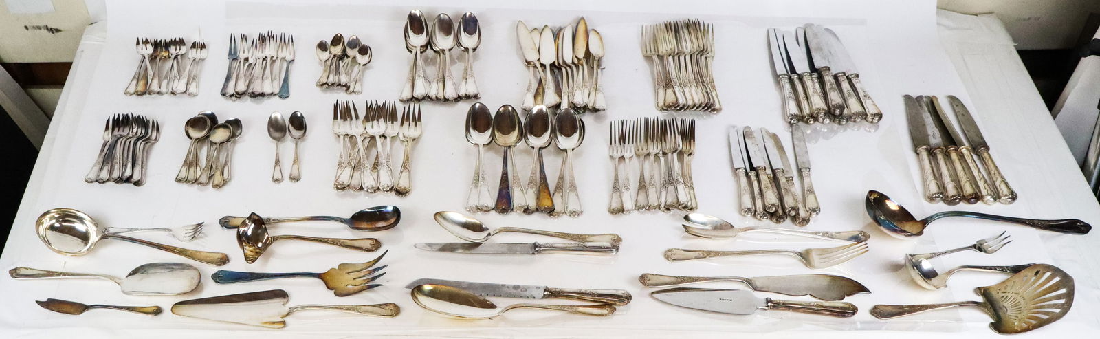 Ercuis Silver Plate "Du Barry" Flatware Service, 1 (1 of 20)