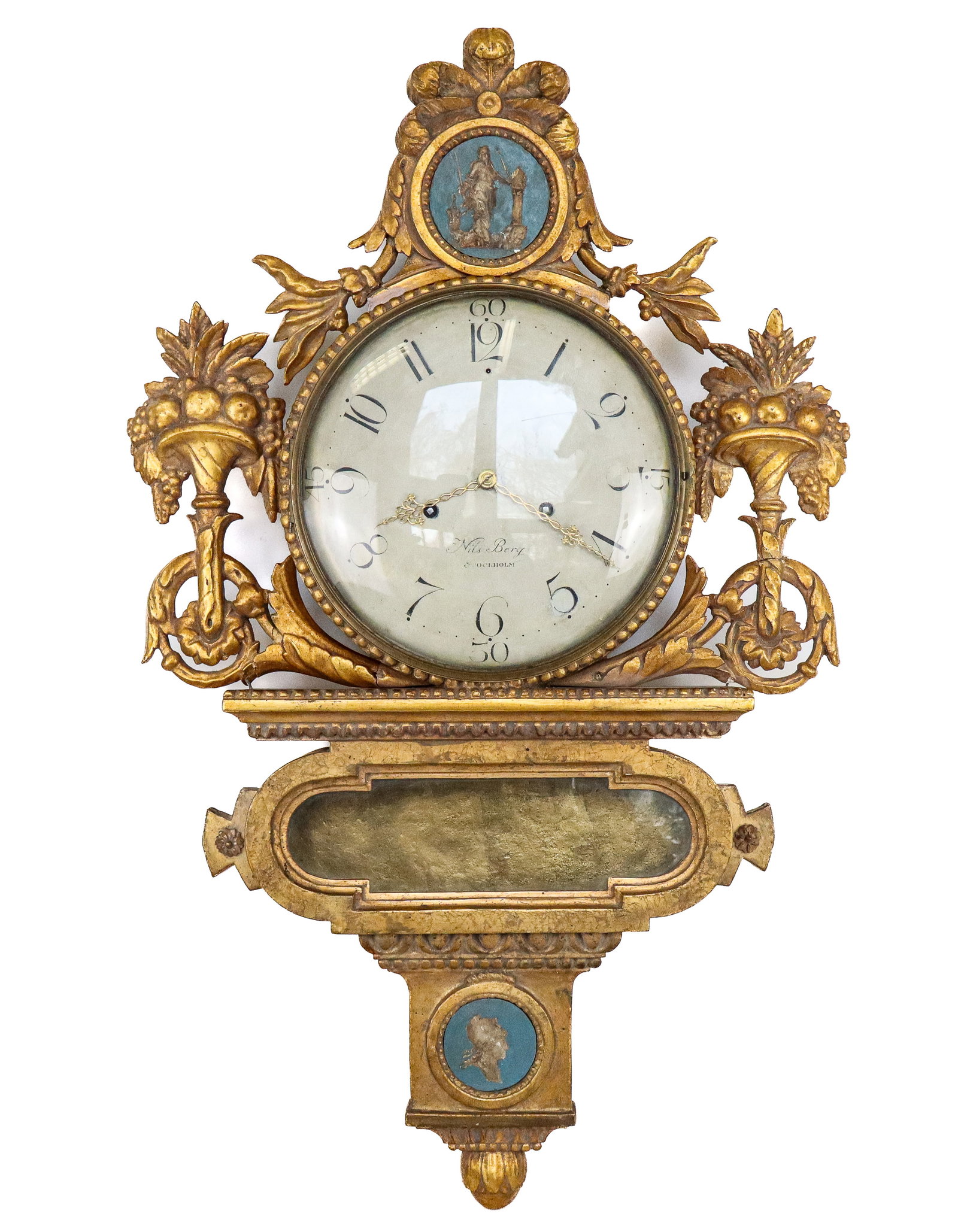 Antique Swedish Wall Clock (1 of 15)