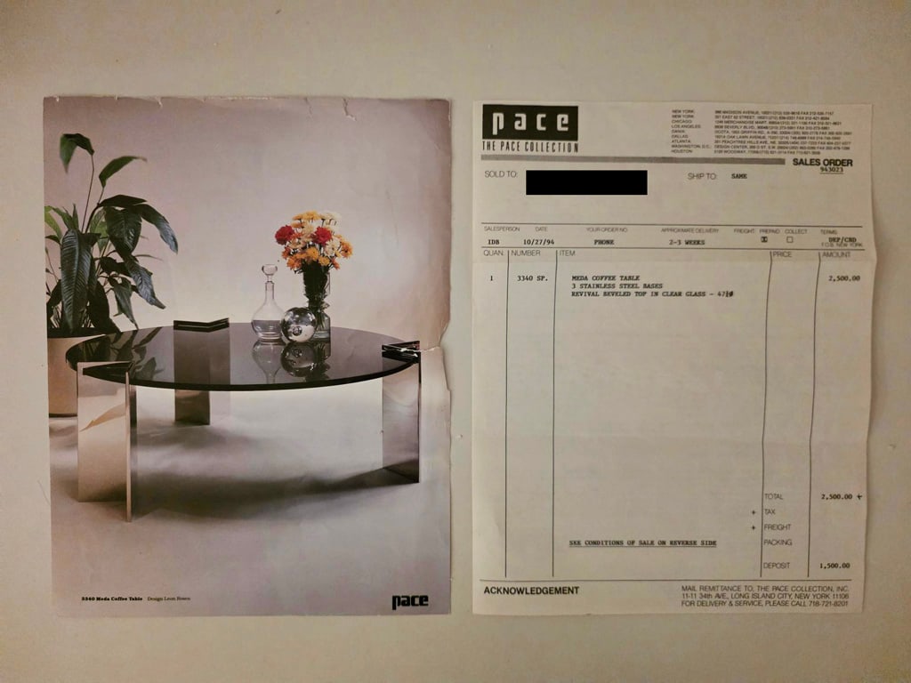 Pace "Meda" Circular Low Table - 19