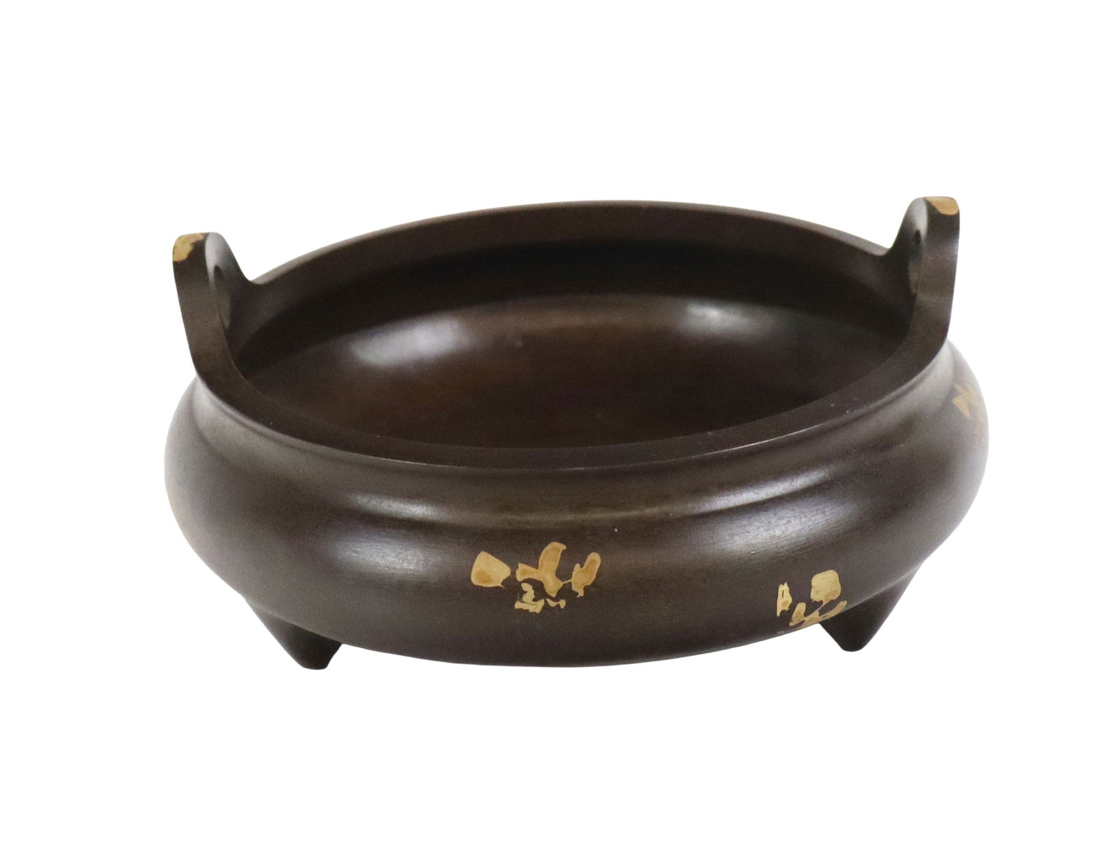 Chinese Bronze and Gilt Decorated Censer (1 of 12)