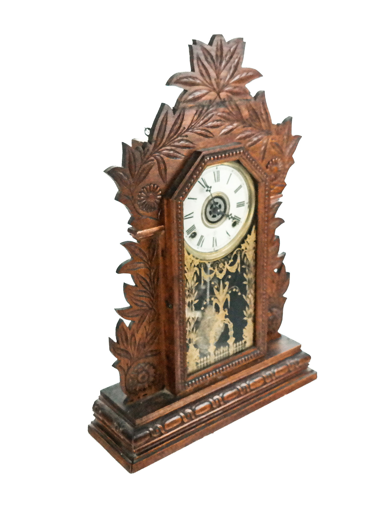 William L. Gilbert Victorian Laurel Leaf Clock (1 of 10)