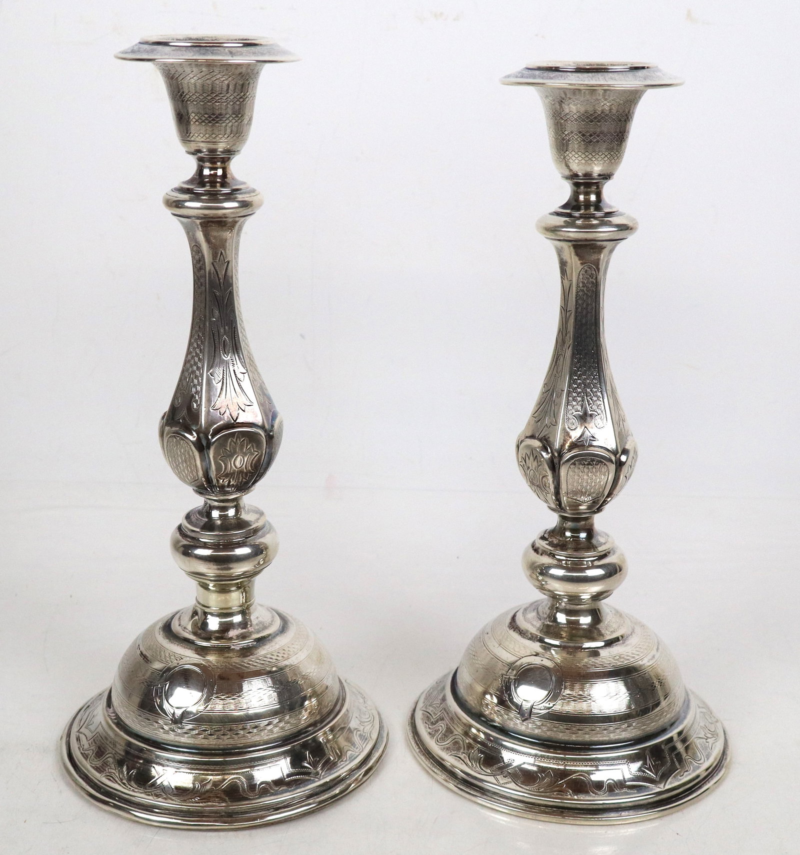 Pair of Austrian Silver Candlesticks (1 of 12)