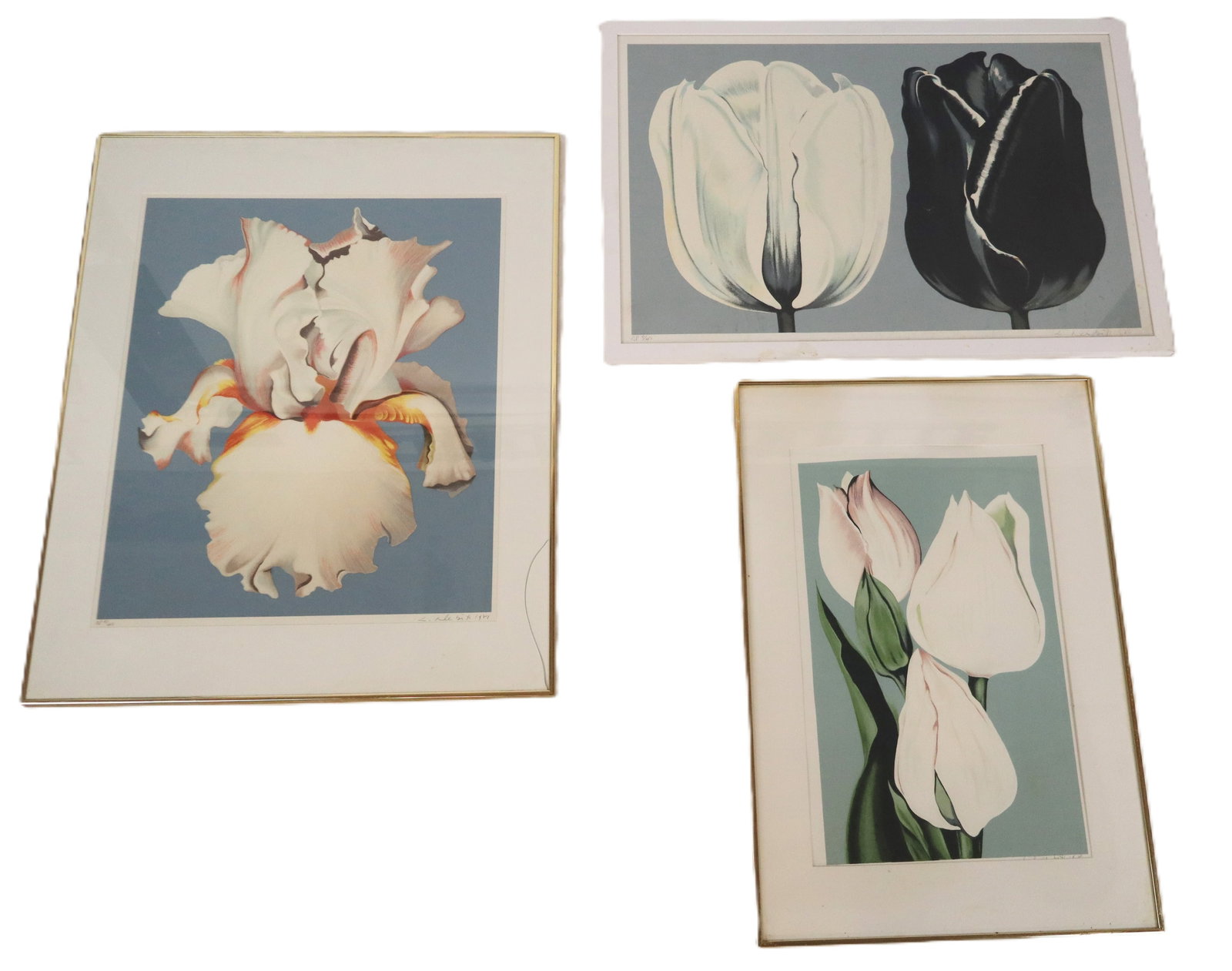 Lowell Blair NESBITT, 3 Floral Serigraphs (1 of 13)