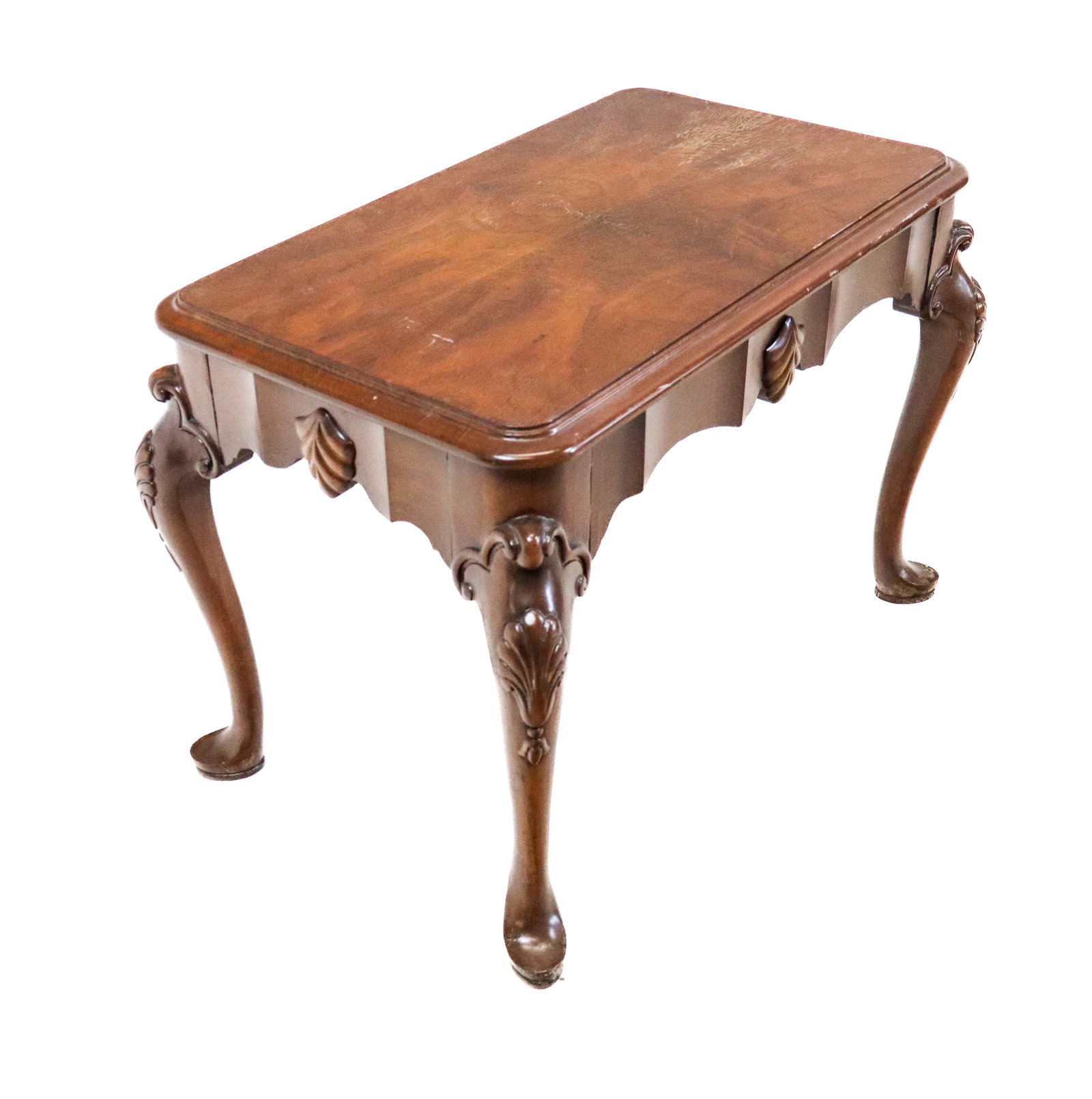 Small English Mahogany Bench/Table (1 of 9)