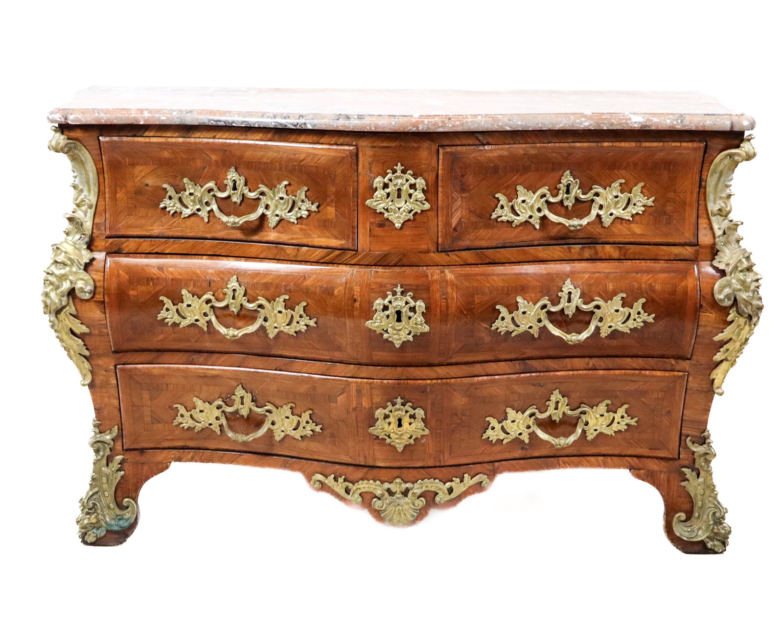 Palatial Antique French Bombe Commode (1 of 15)