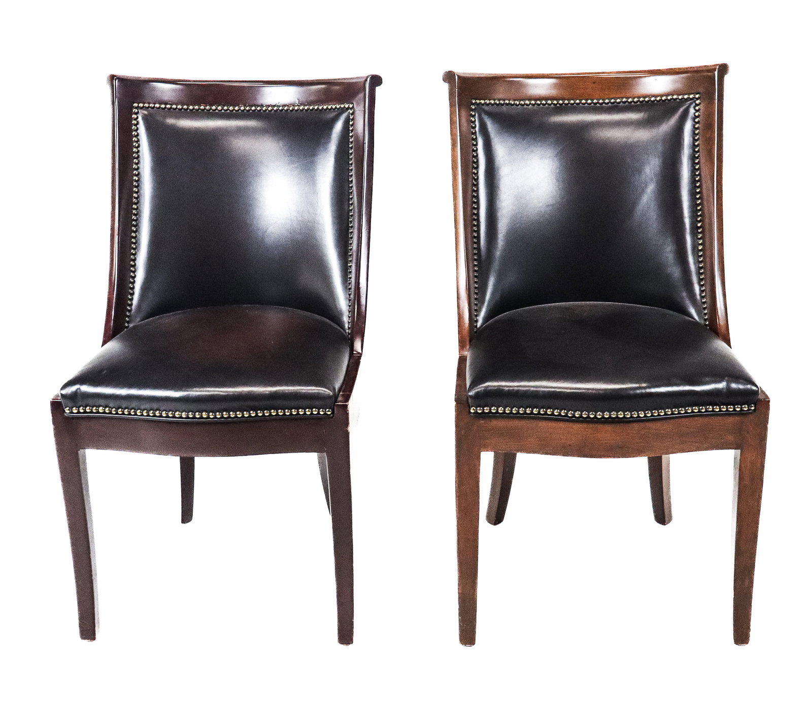 Pair of Modern Empire Side Chairs (1 of 7)