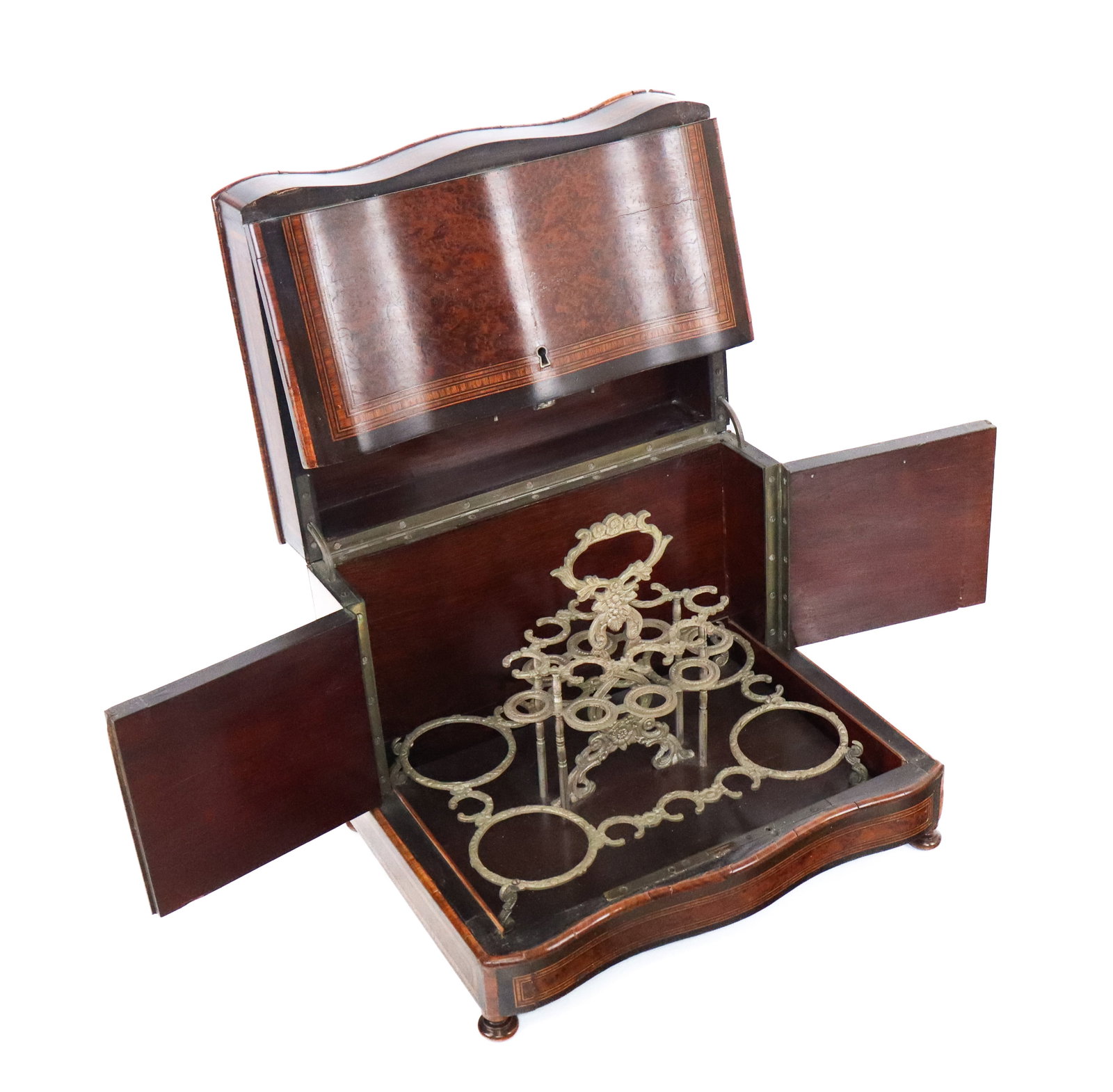 Antique English Tantalus Box (1 of 10)