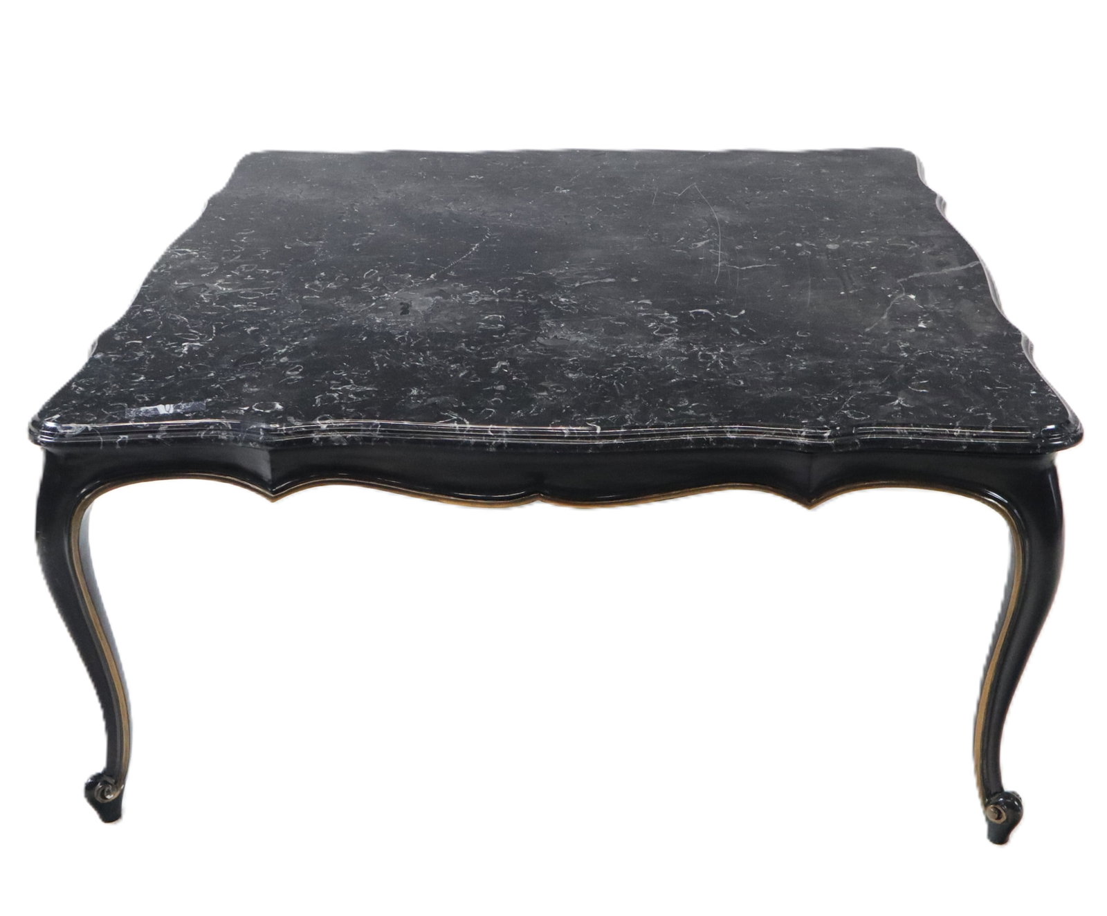 Large French Marble Top Coffee Table (1 of 6)