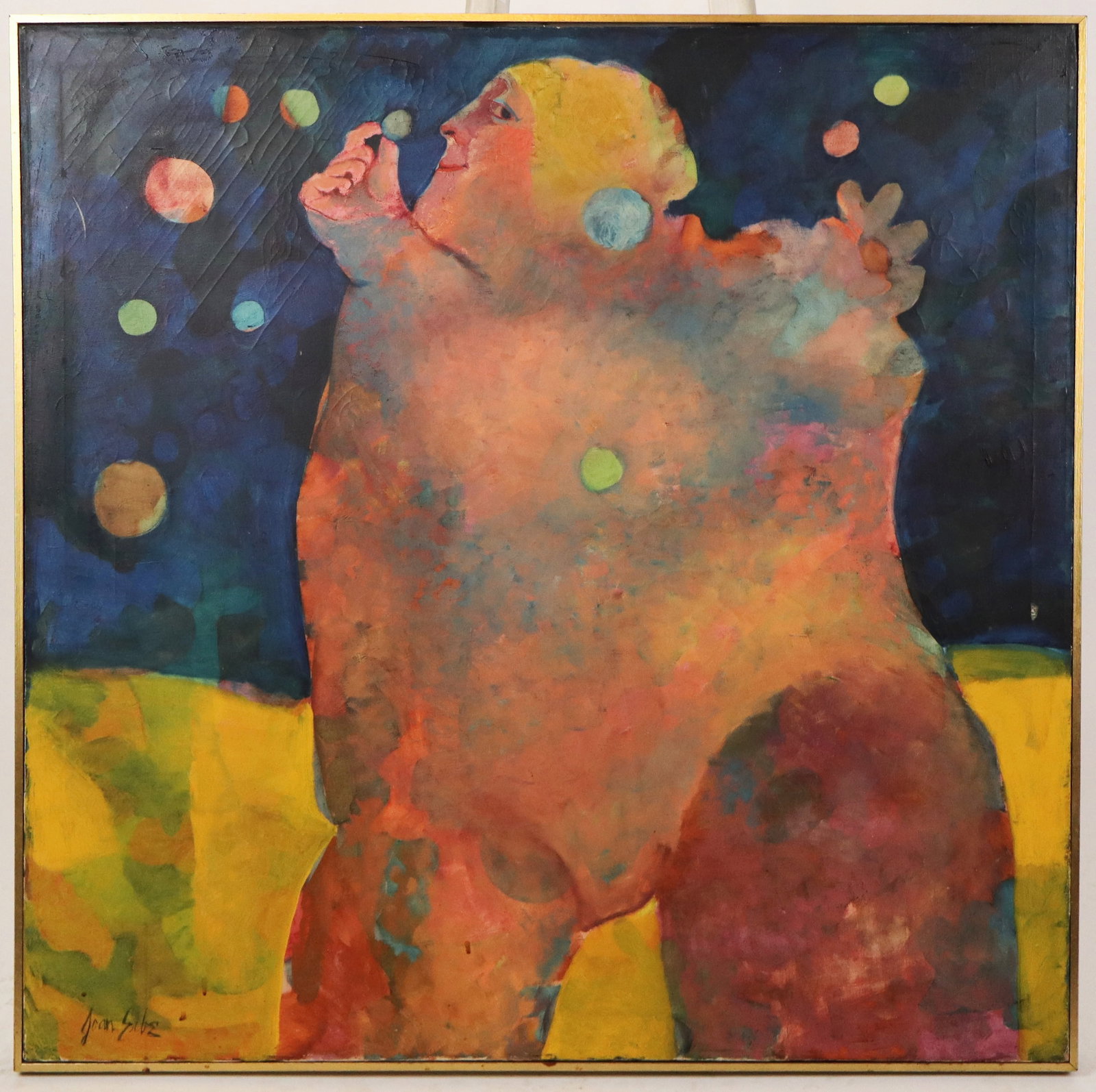 Joan ERBE Figural Oil on Canvas (1 of 7)