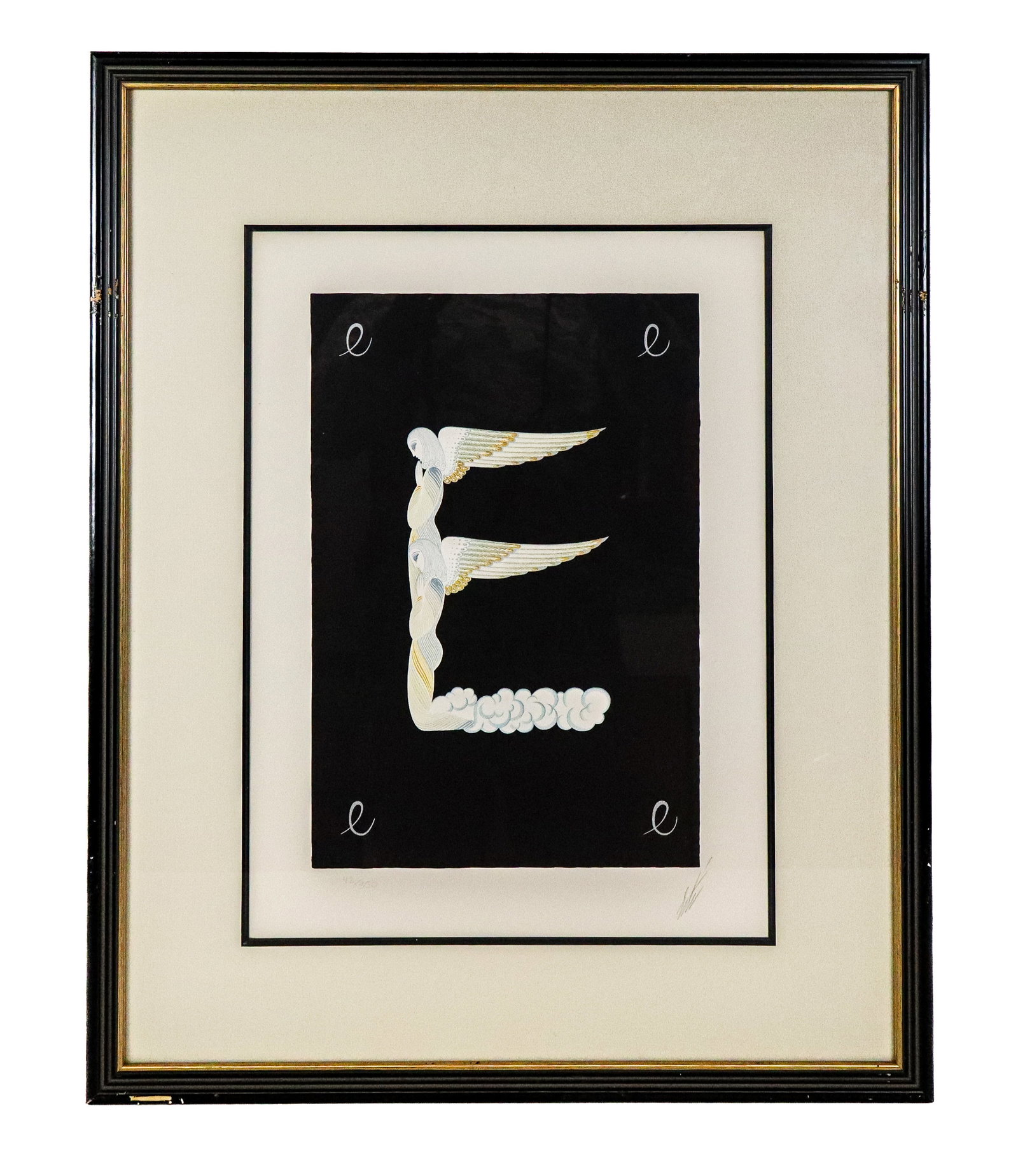 Erte Alphabet Suite "E" Lithograph (1 of 13)