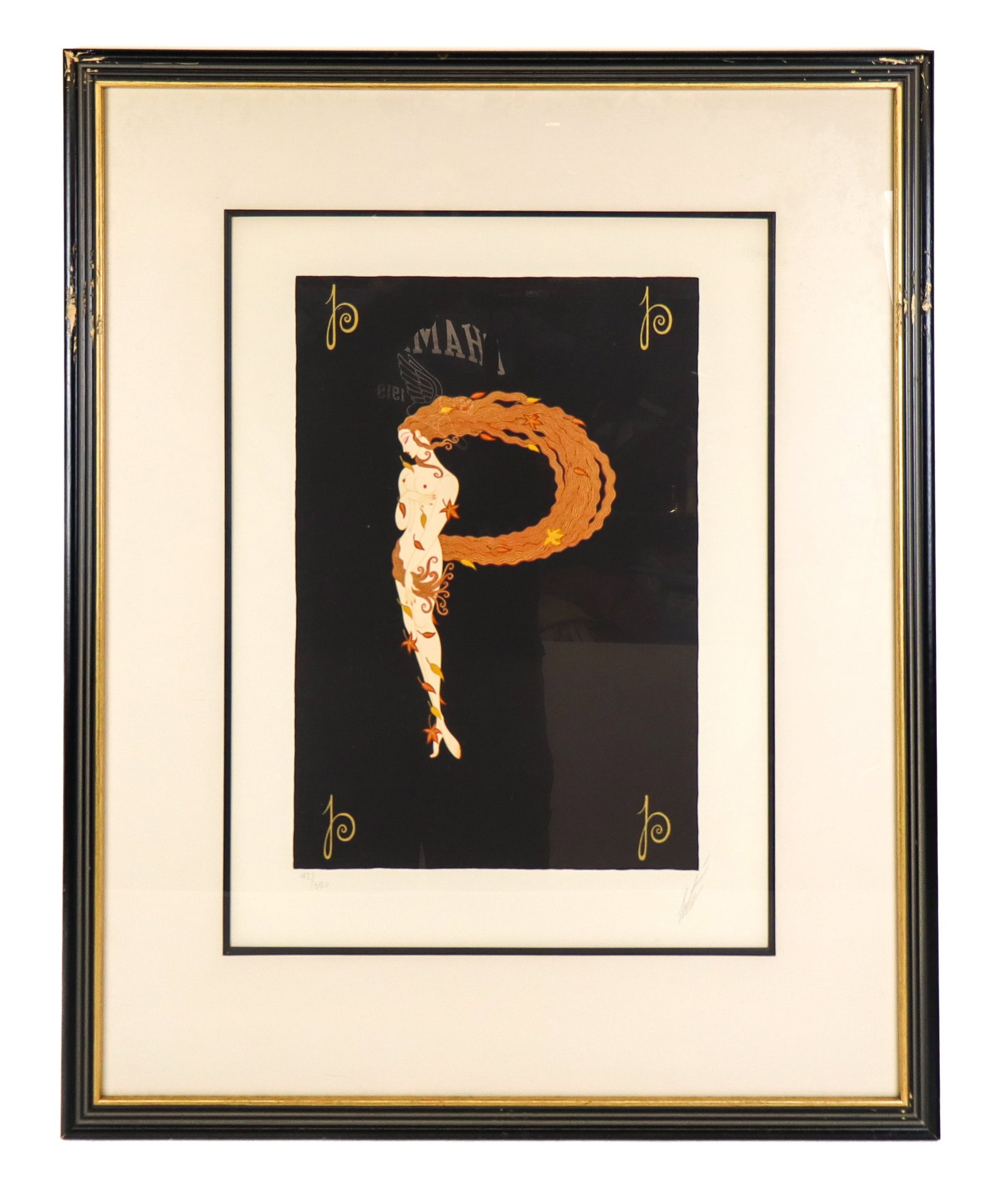 Erte Alphabet Suite "P" Lithograph (1 of 9)