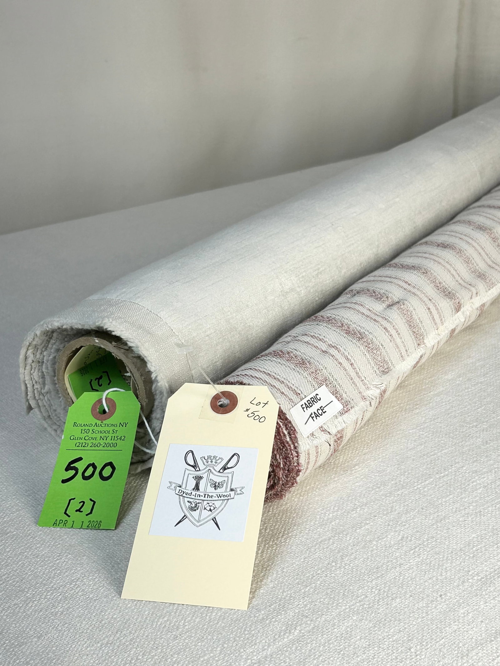 Robert Kime Stripe And Holland & Sherry Velvet Fab (1 of 7)