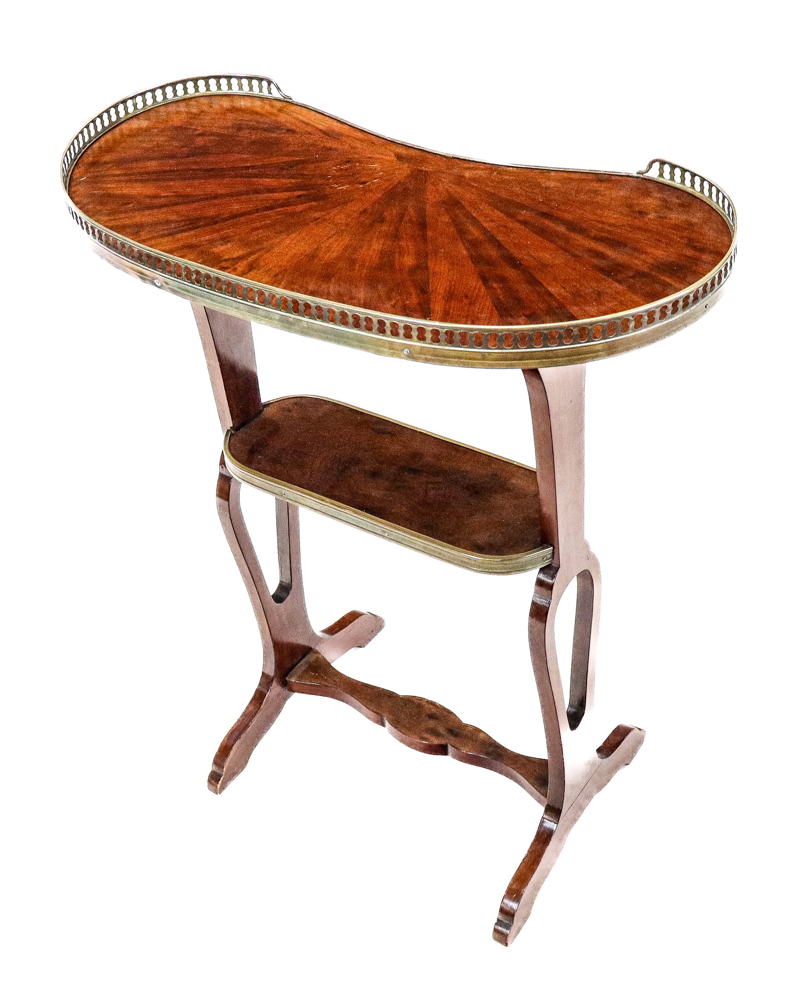 French Mahogany Kidney Shaped Stand (1 of 13)