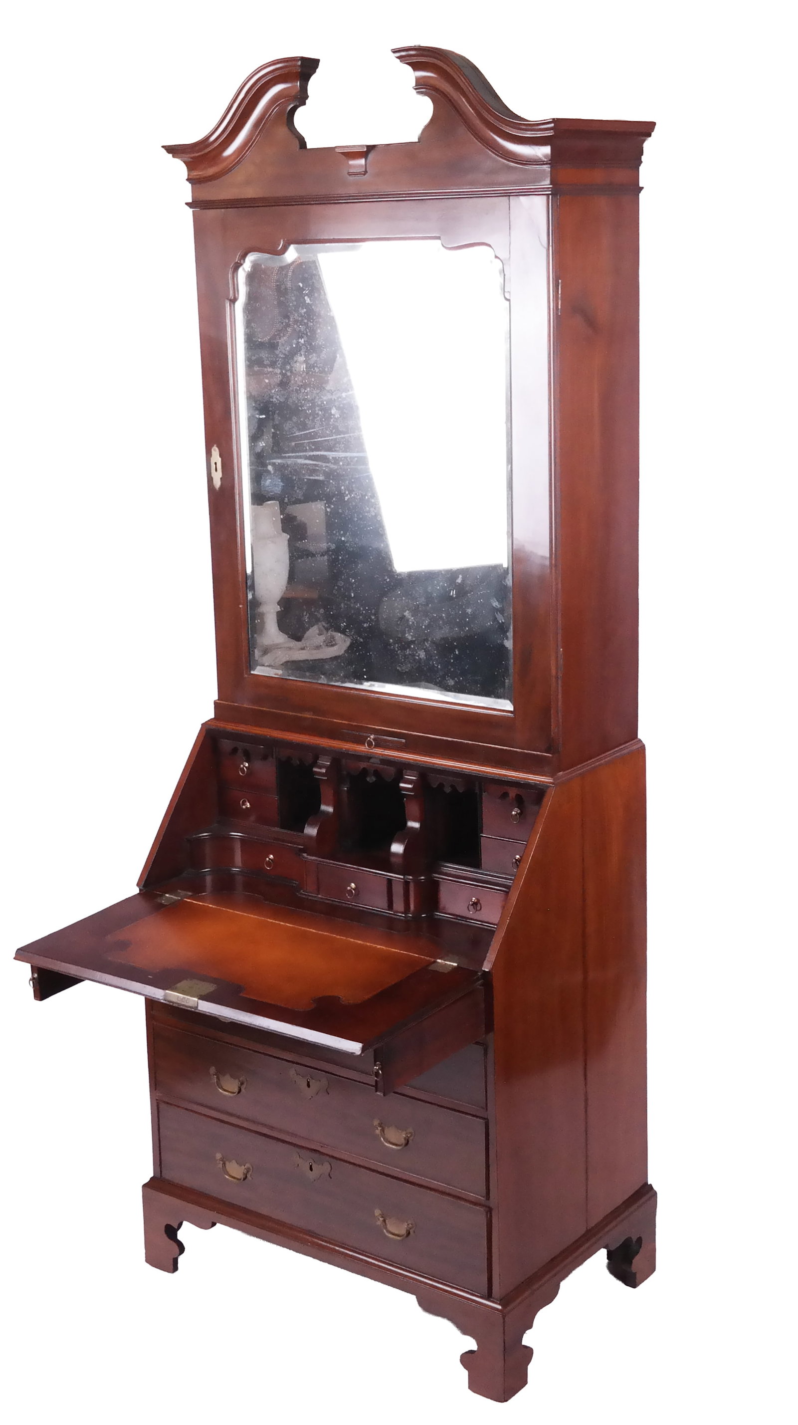 Georgian Mahogany Secretary Bookcase (1 of 15)