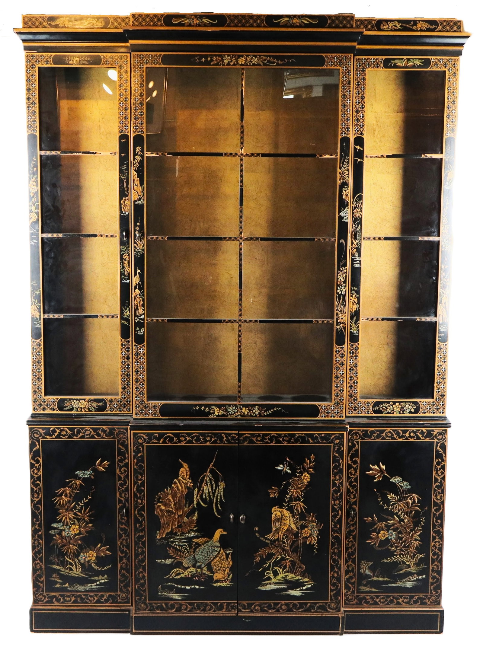 Drexel Chinoiserie Decorated Breakfront (1 of 13)