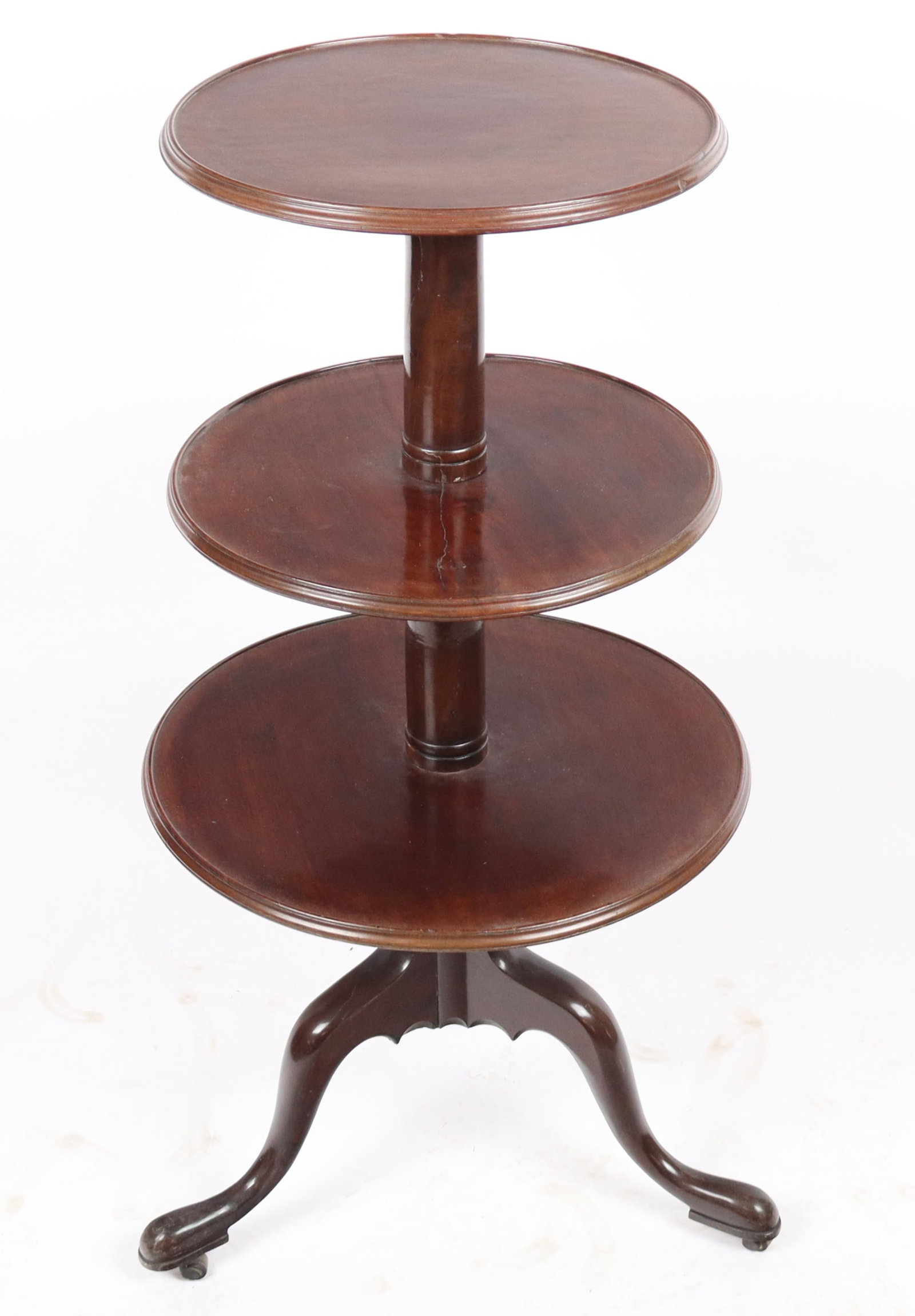 Queen Anne Styule Mahogany Dumbwaiter (1 of 8)