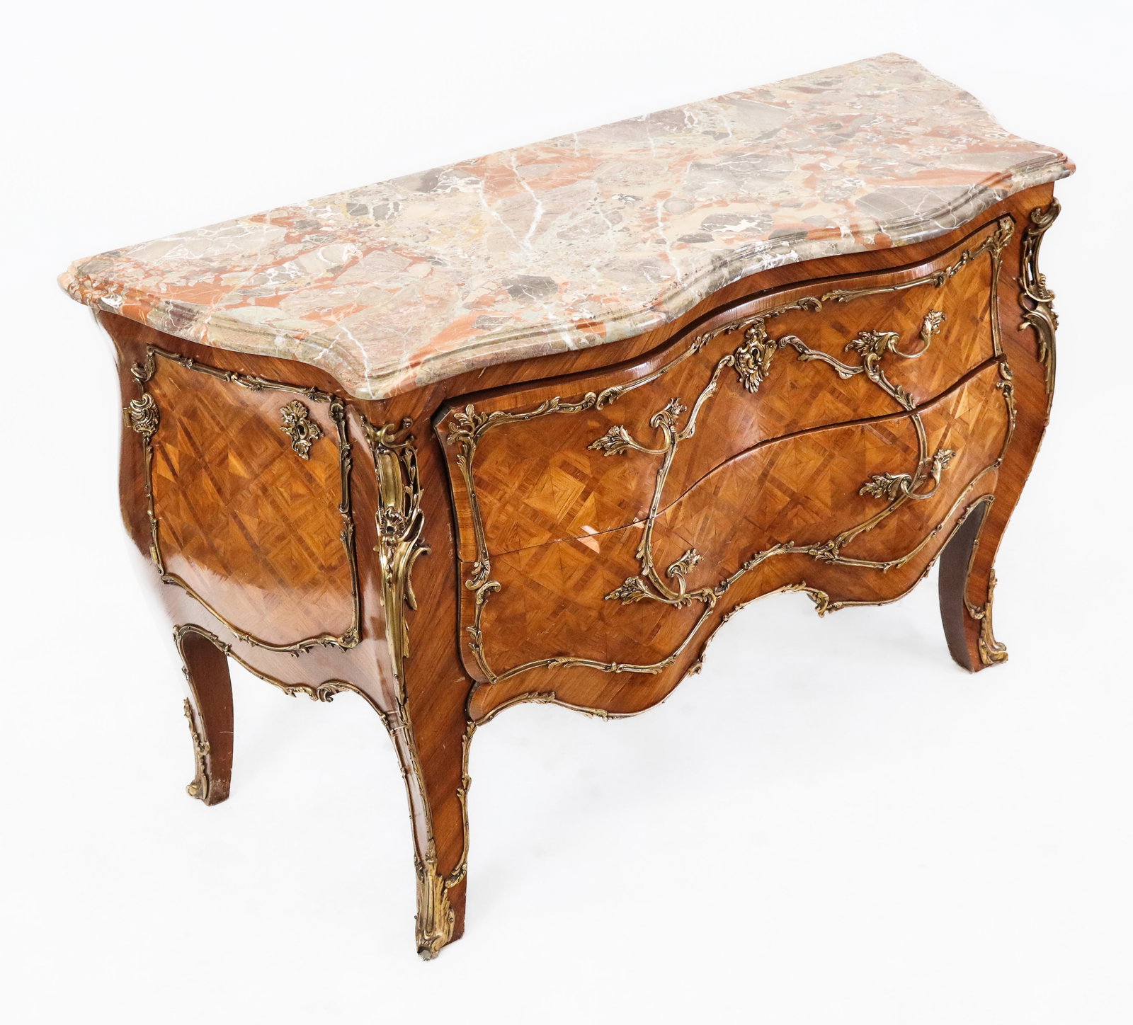 Louis XV Satinwood Inlaid Commode (1 of 17)