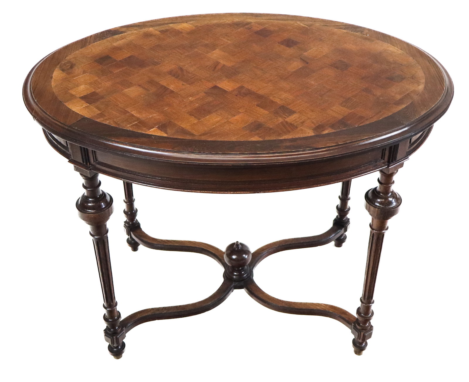 Victorian Oval Center Table (1 of 12)