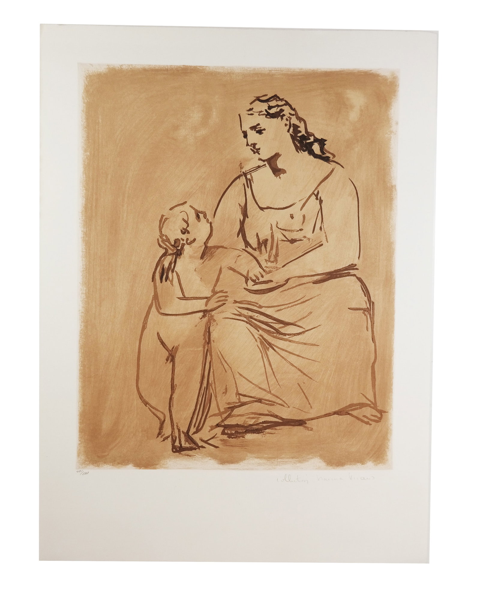 After PICASSO Color Lithograph Portrait (1 of 12)