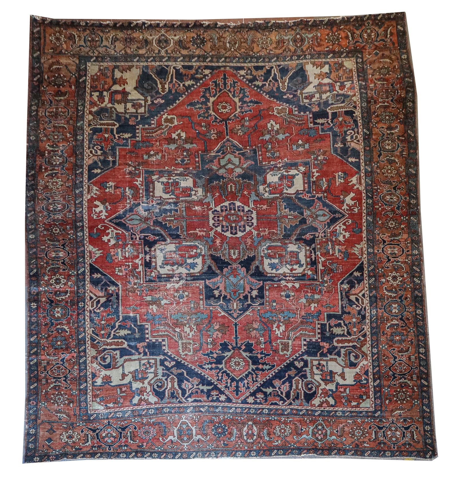 Palatial Persian Hand-Knotted Heriz Rug (1 of 20)