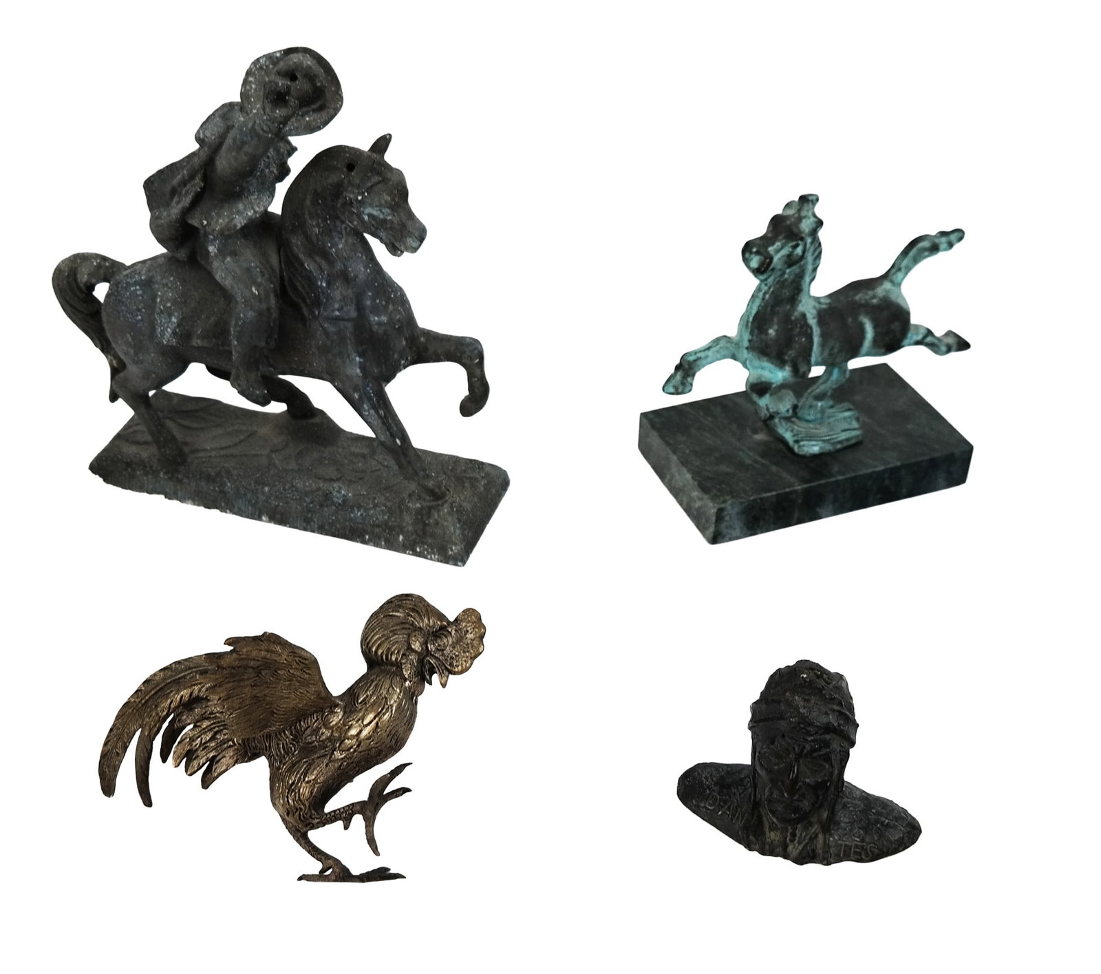 Group of Bronze and Metal Sculptures (1 of 15)