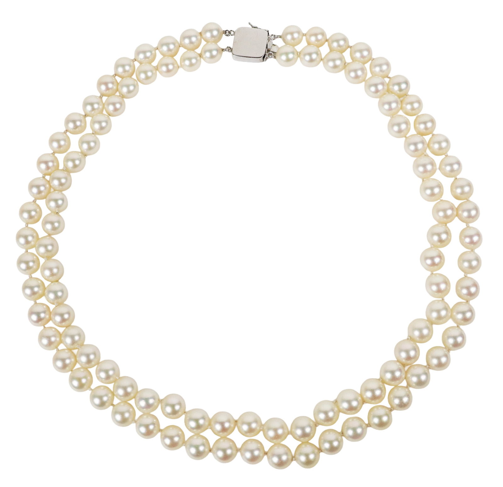 Mikimoto Double Strand Cultured Pearl Necklace (1 of 9)
