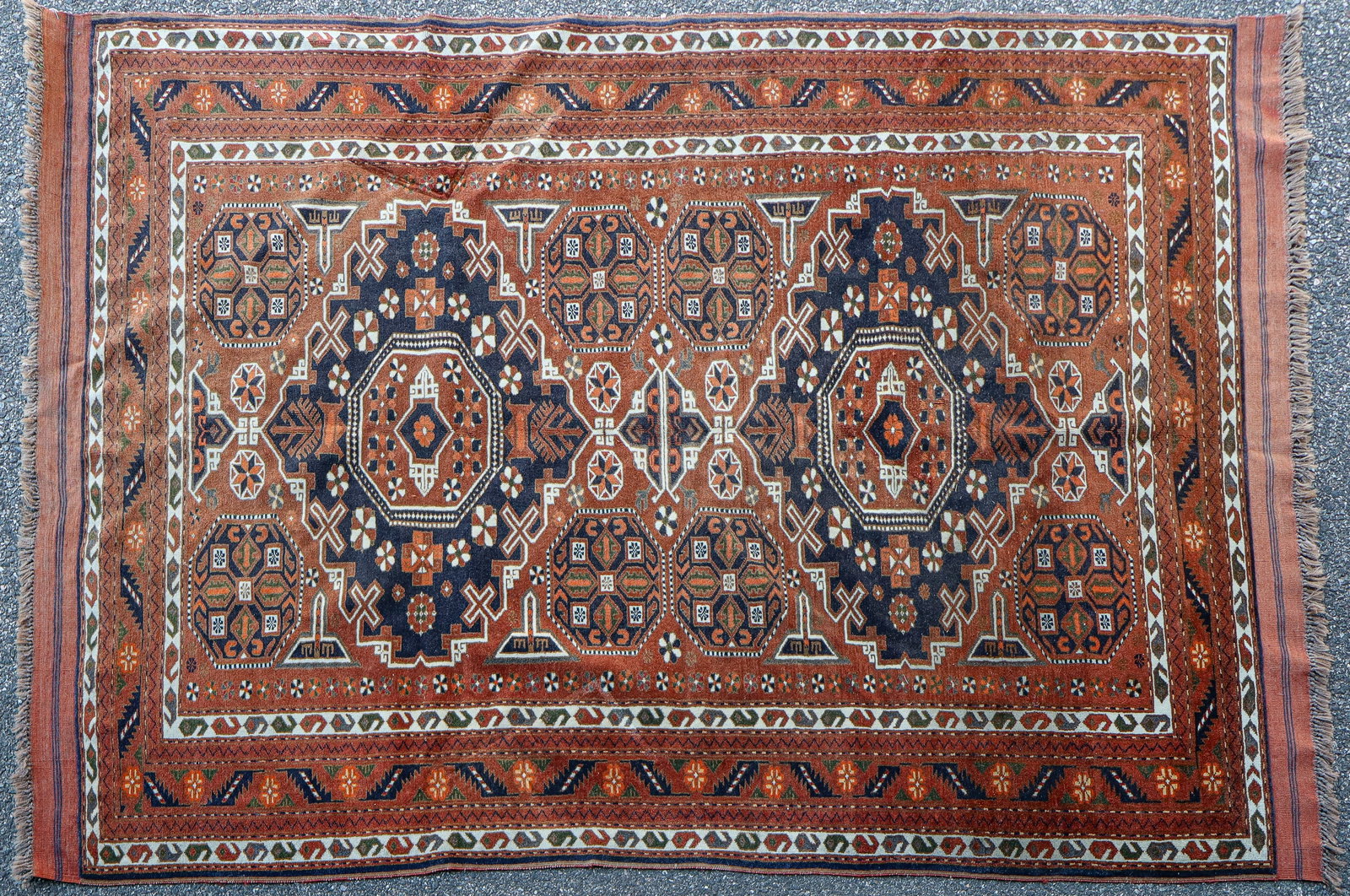 Bokhara Style Oriental Rug (1 of 8)