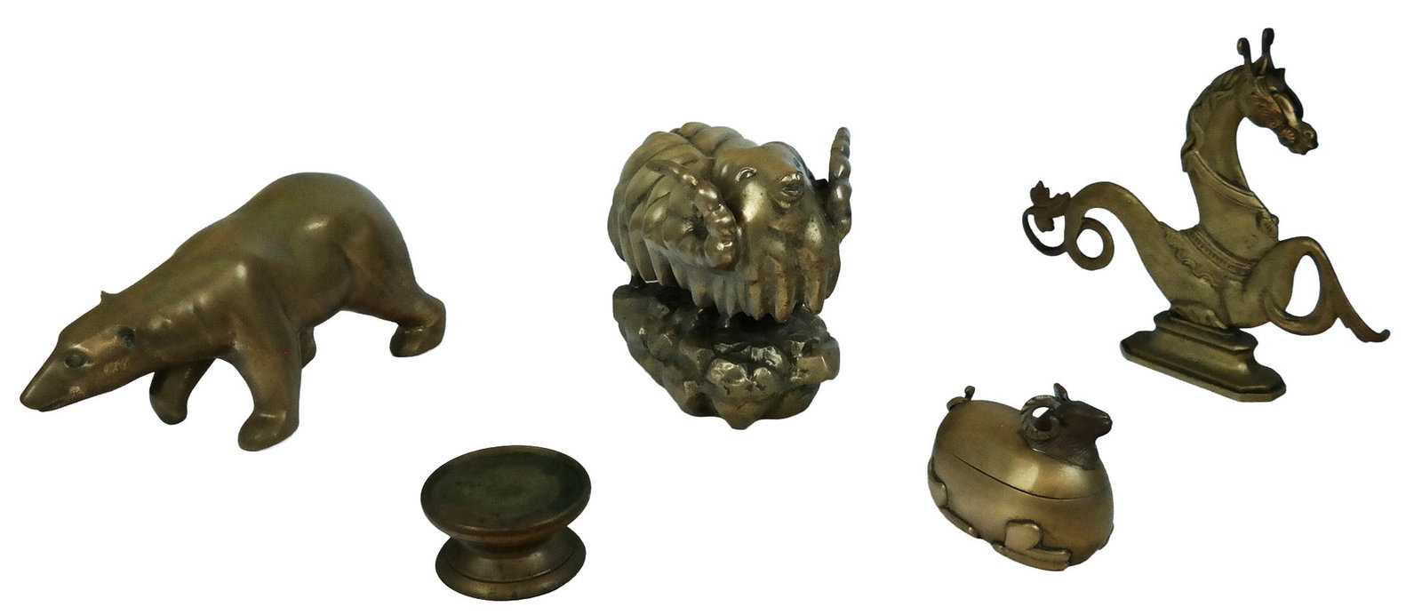 Five Decorative Brass Articles (1 of 16)