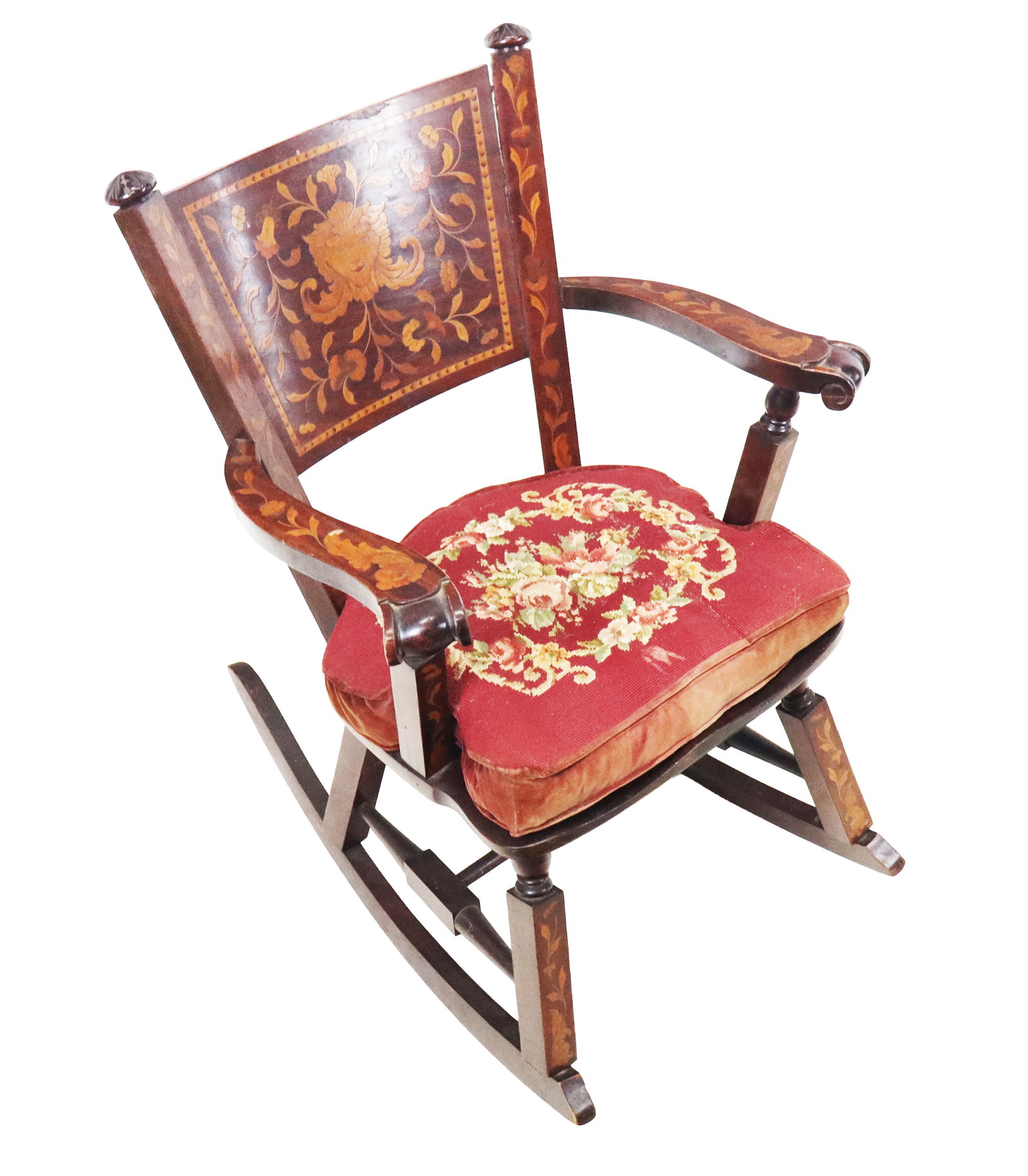 Dutch Marquetry Rocker (1 of 16)