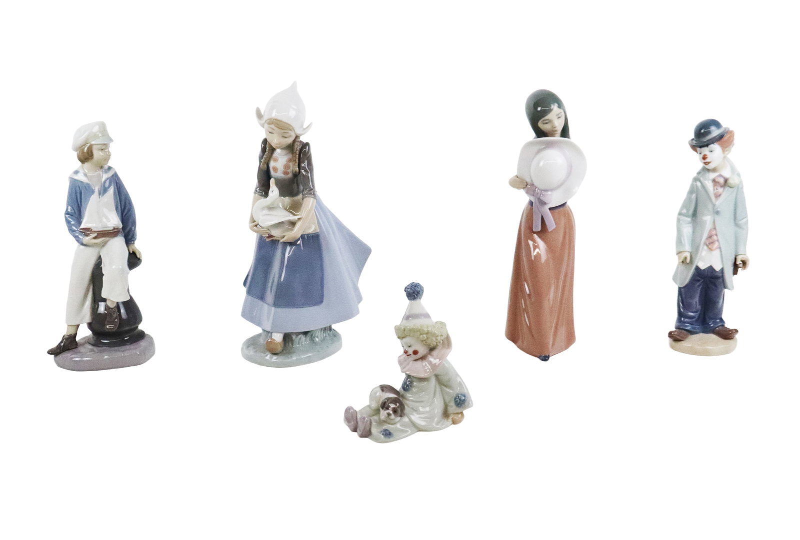 Five Lladro Porcelain Figurines (1 of 12)