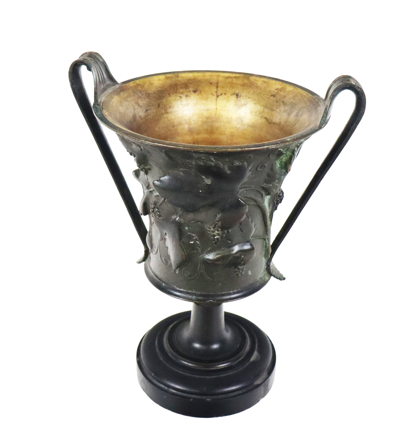 Belle Epoque Bronze Bacchus Chalice (1 of 12)
