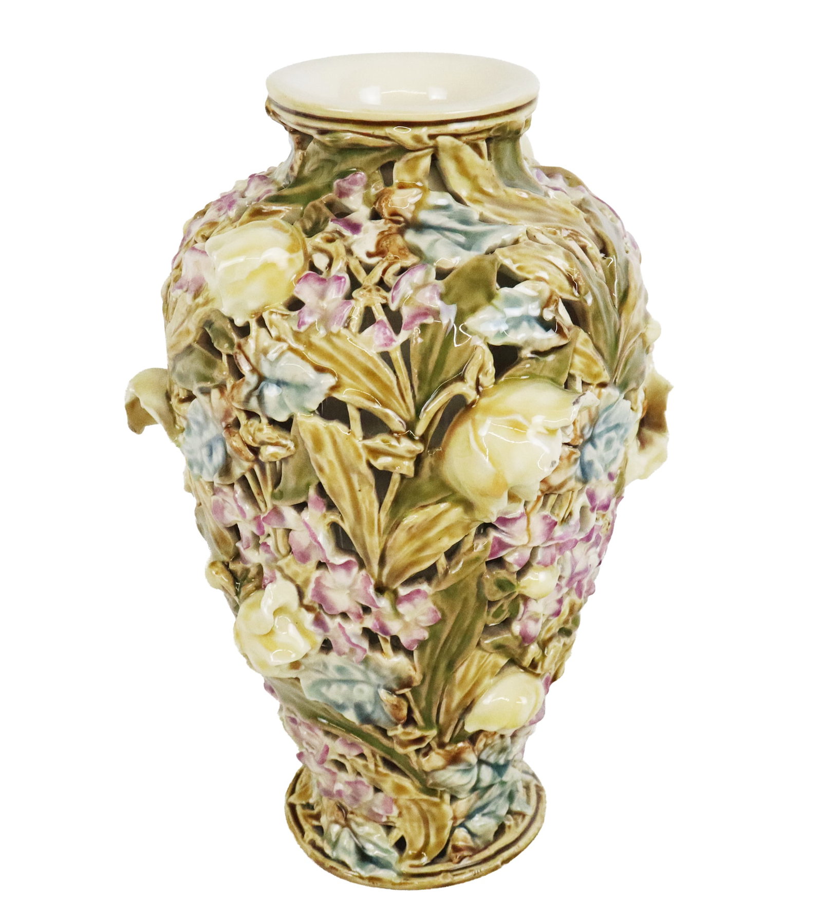 Zsolnay Art Nouveau Ceramic Rose Vase (1 of 11)