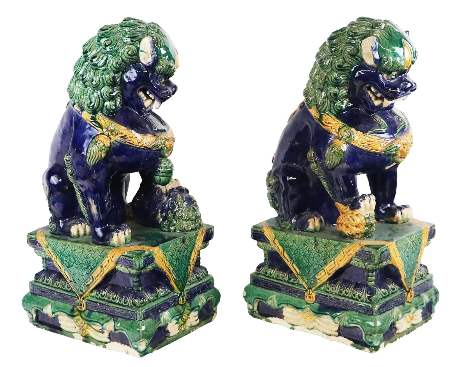 Pair of Tang Style Foo Dogs (1 of 15)