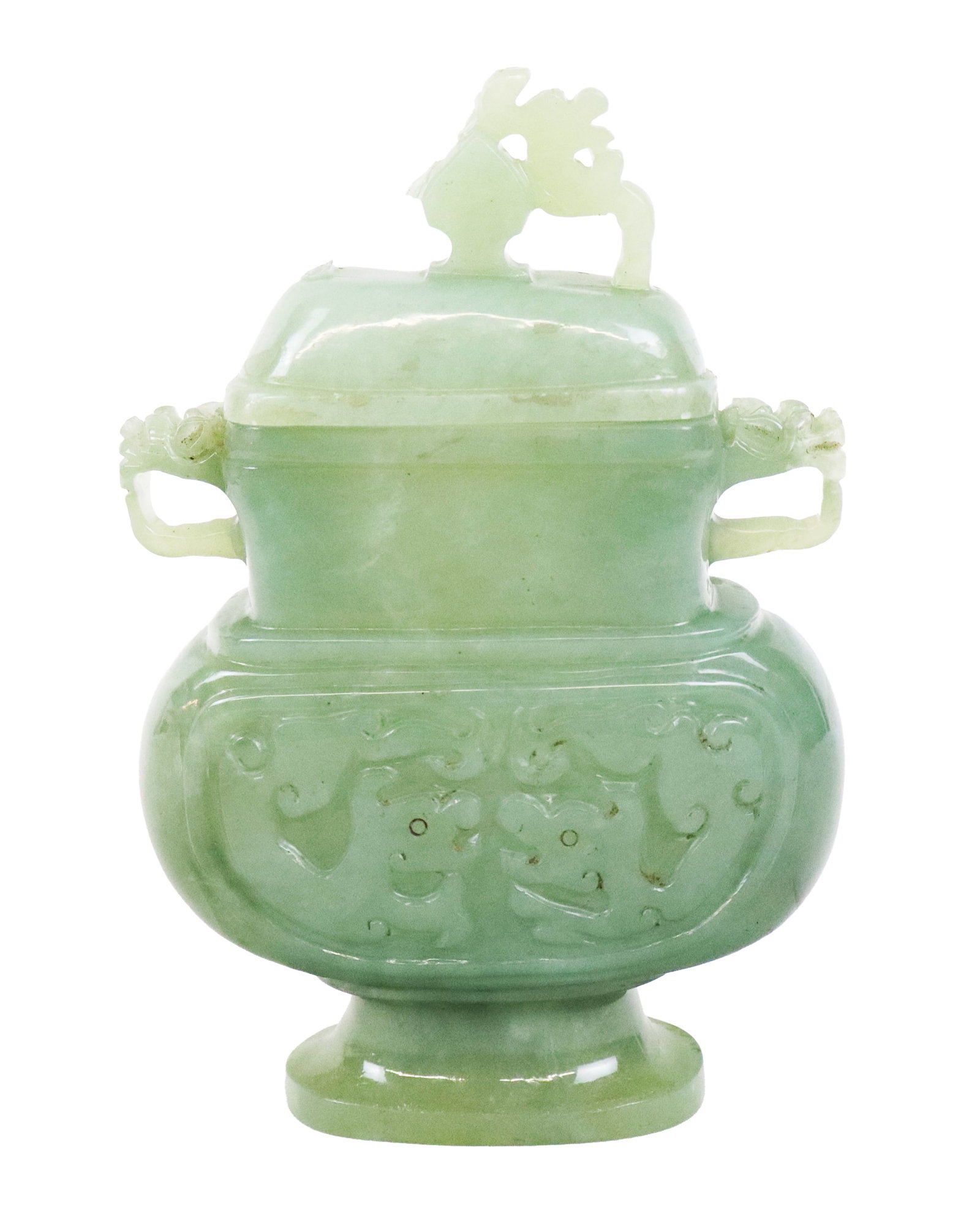 Chinese Carved Jade Covered Urn (1 of 13)